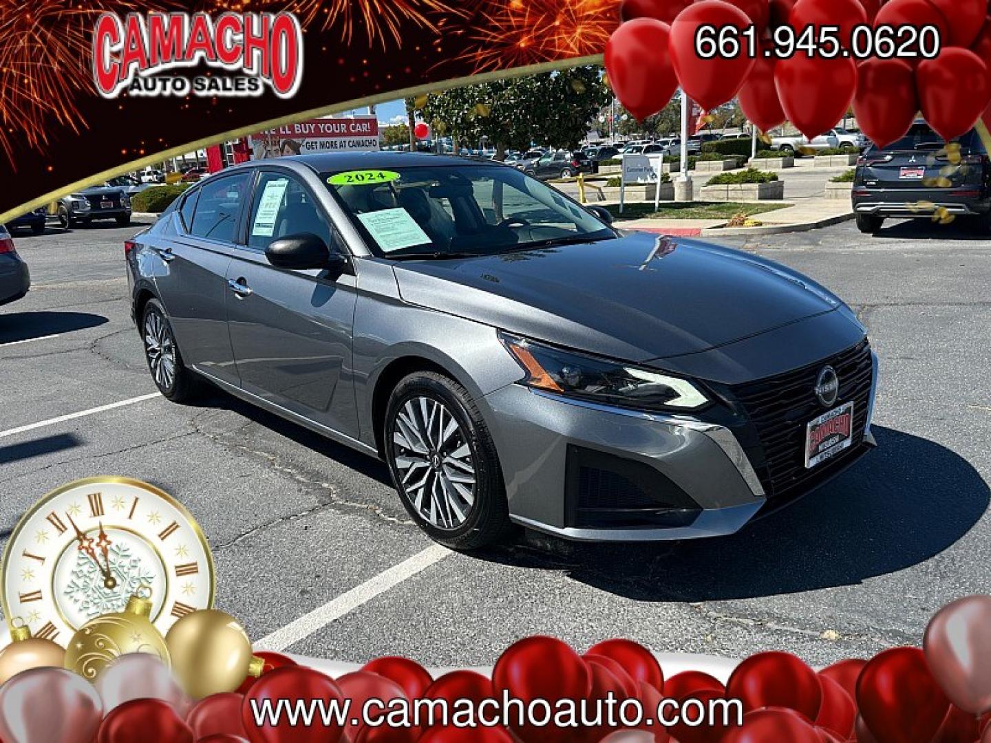 2024 Gray Nissan Altima (1N4BL4DV4RN) with an 4-Cyl 2.5 Liter engine, Automatic Xtronic CVT transmission, located at 412 Auto Vista Drive, Palmdale, CA, 93551, (661) 945-0620, 34.592636, -118.136681- Photo#0