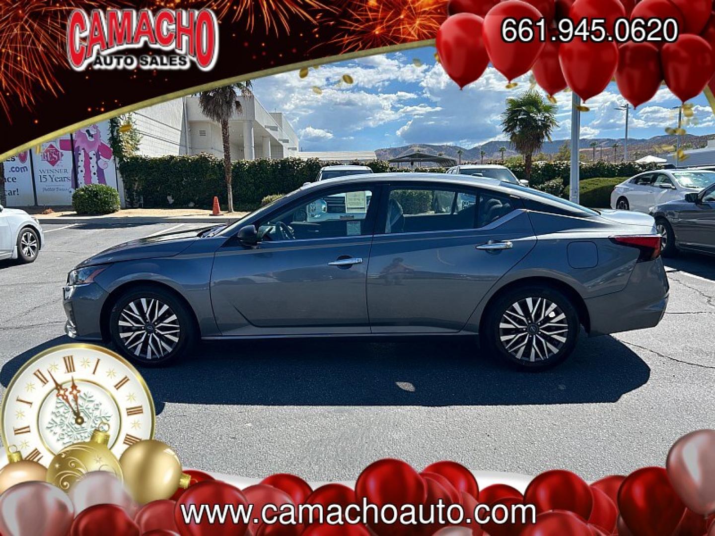 2024 Gray Nissan Altima (1N4BL4DV4RN) with an 4-Cyl 2.5 Liter engine, Automatic Xtronic CVT transmission, located at 412 Auto Vista Drive, Palmdale, CA, 93551, (661) 945-0620, 34.592636, -118.136681- Photo#5