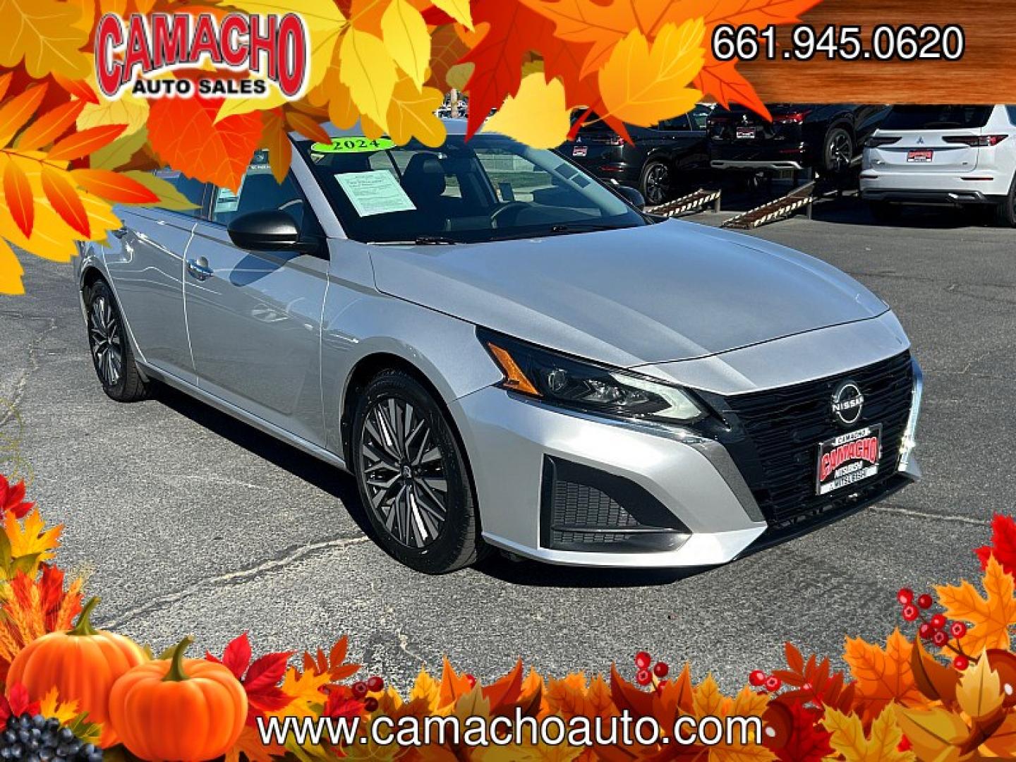 2024 Silver Nissan Altima (1N4BL4DV1RN) with an 4-Cyl 2.5 Liter engine, Automatic Xtronic CVT transmission, located at 412 Auto Vista Drive, Palmdale, CA, 93551, (661) 945-0620, 34.592636, -118.136681- Photo#0