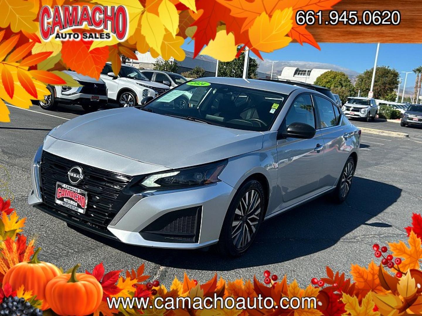 2024 Silver Nissan Altima (1N4BL4DV1RN) with an 4-Cyl 2.5 Liter engine, Automatic Xtronic CVT transmission, located at 412 Auto Vista Drive, Palmdale, CA, 93551, (661) 945-0620, 34.592636, -118.136681- Photo#2