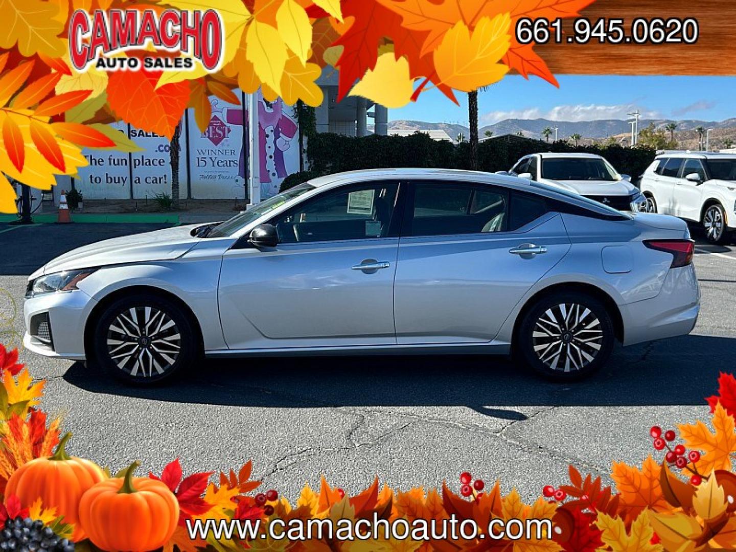 2024 Silver Nissan Altima (1N4BL4DV1RN) with an 4-Cyl 2.5 Liter engine, Automatic Xtronic CVT transmission, located at 412 Auto Vista Drive, Palmdale, CA, 93551, (661) 945-0620, 34.592636, -118.136681- Photo#3