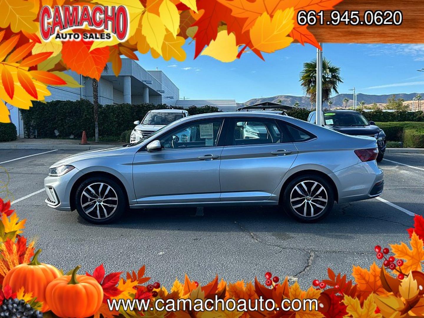 2025 White Volkswagen Jetta (3VWEX7BU9SM) with an 4-Cyl Turbo 1.5 Liter engine, Automatic 8-Spd transmission, located at 412 Auto Vista Drive, Palmdale, CA, 93551, (661) 945-0620, 34.592636, -118.136681- Photo#3