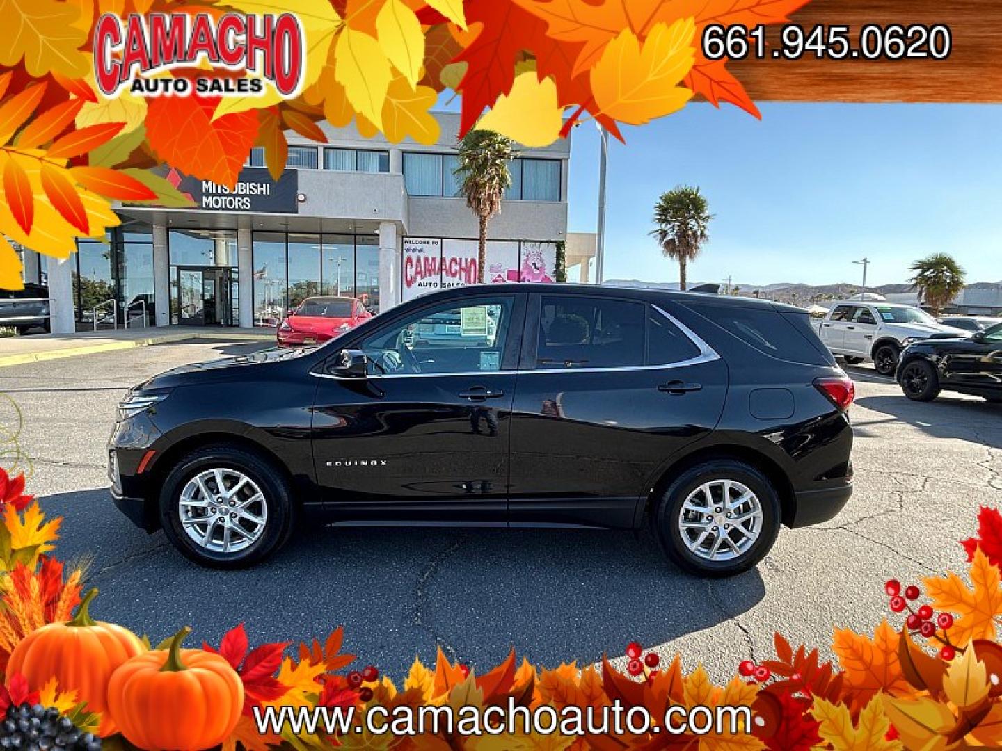 2023 Black /black Chevrolet Equinox (3GNAXKEG0PL) with an 4-Cyl Turbo 1.5 Liter engine, Automatic 6-Spd w/Overdrive transmission, located at 412 Auto Vista Drive, Palmdale, CA, 93551, (661) 945-0620, 34.592636, -118.136681 - Discover everyday comfort, modern technology, and versatility in this 2023 Chevrolet Equinox LT!Finished in sleek Mosaic Black Metallic with a Jet Black interior, this one-owner SUV is a great choice for commuting, family outings, and weekend adventures. Its 1.5L turbocharged engine paired with a 6-- Photo#3