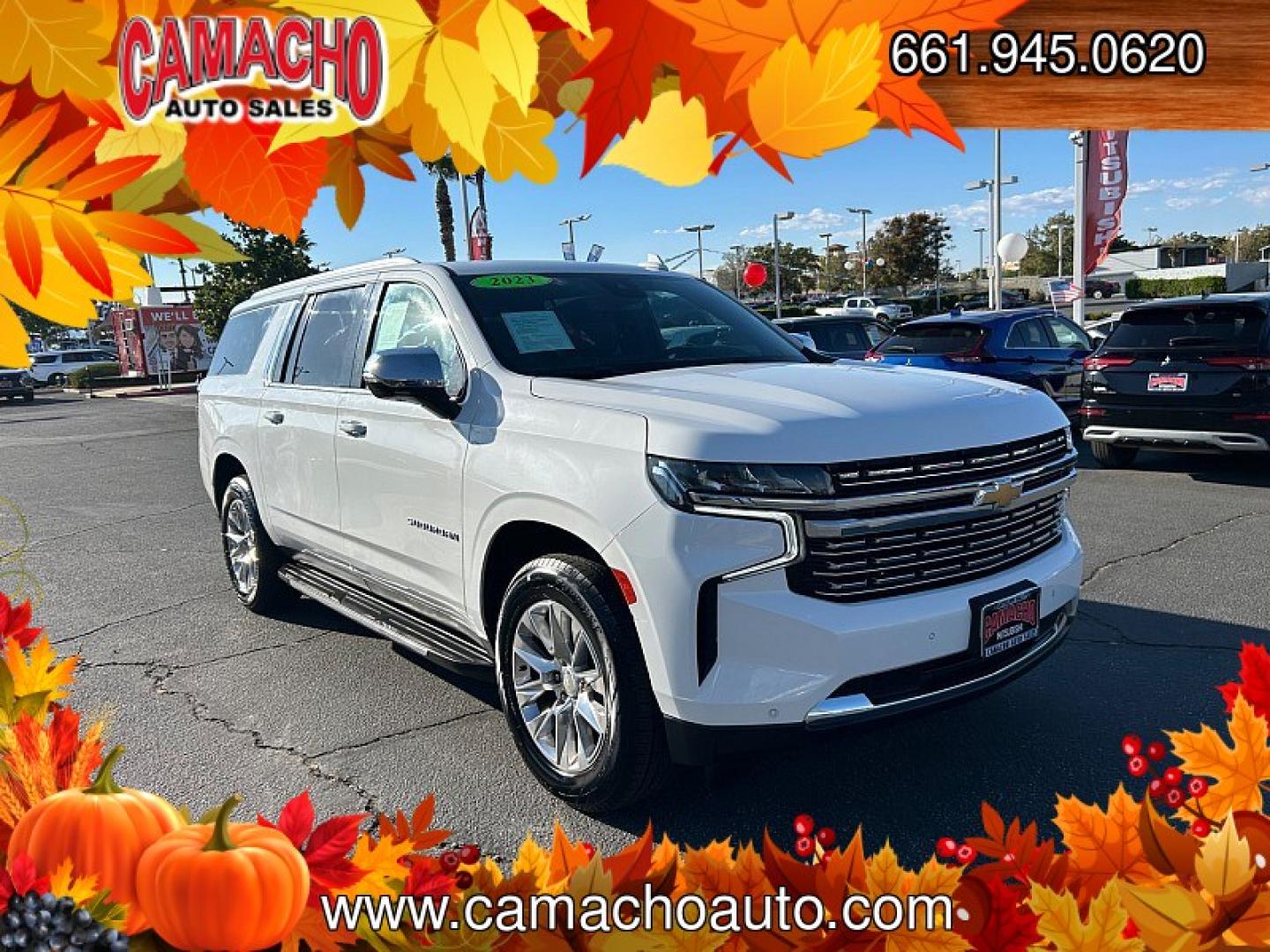 2023 White Chevrolet Suburban (1GNSCFKD6PR) , Automatic 10-Spd w/Overdrive transmission, located at 412 Auto Vista Drive, Palmdale, CA, 93551, (661) 945-0620, 34.592636, -118.136681- Photo#0