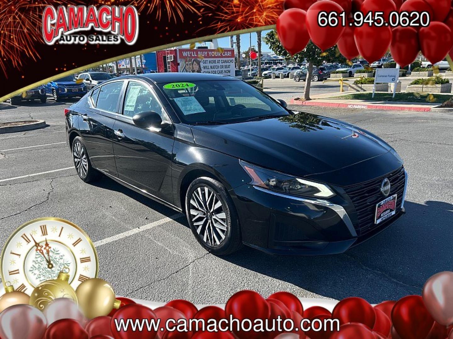 2024 Black Nissan Altima (1N4BL4DV9RN) with an 4-Cyl 2.5 Liter engine, Automatic Xtronic CVT transmission, located at 412 Auto Vista Drive, Palmdale, CA, 93551, (661) 945-0620, 34.592636, -118.136681- Photo#28