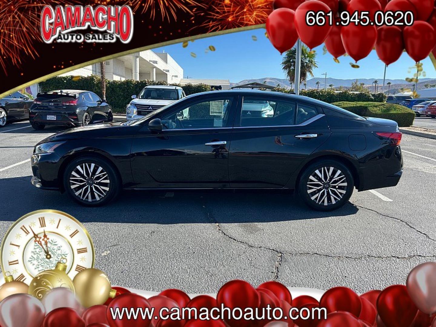 2024 Black Nissan Altima (1N4BL4DV9RN) with an 4-Cyl 2.5 Liter engine, Automatic Xtronic CVT transmission, located at 412 Auto Vista Drive, Palmdale, CA, 93551, (661) 945-0620, 34.592636, -118.136681- Photo#32