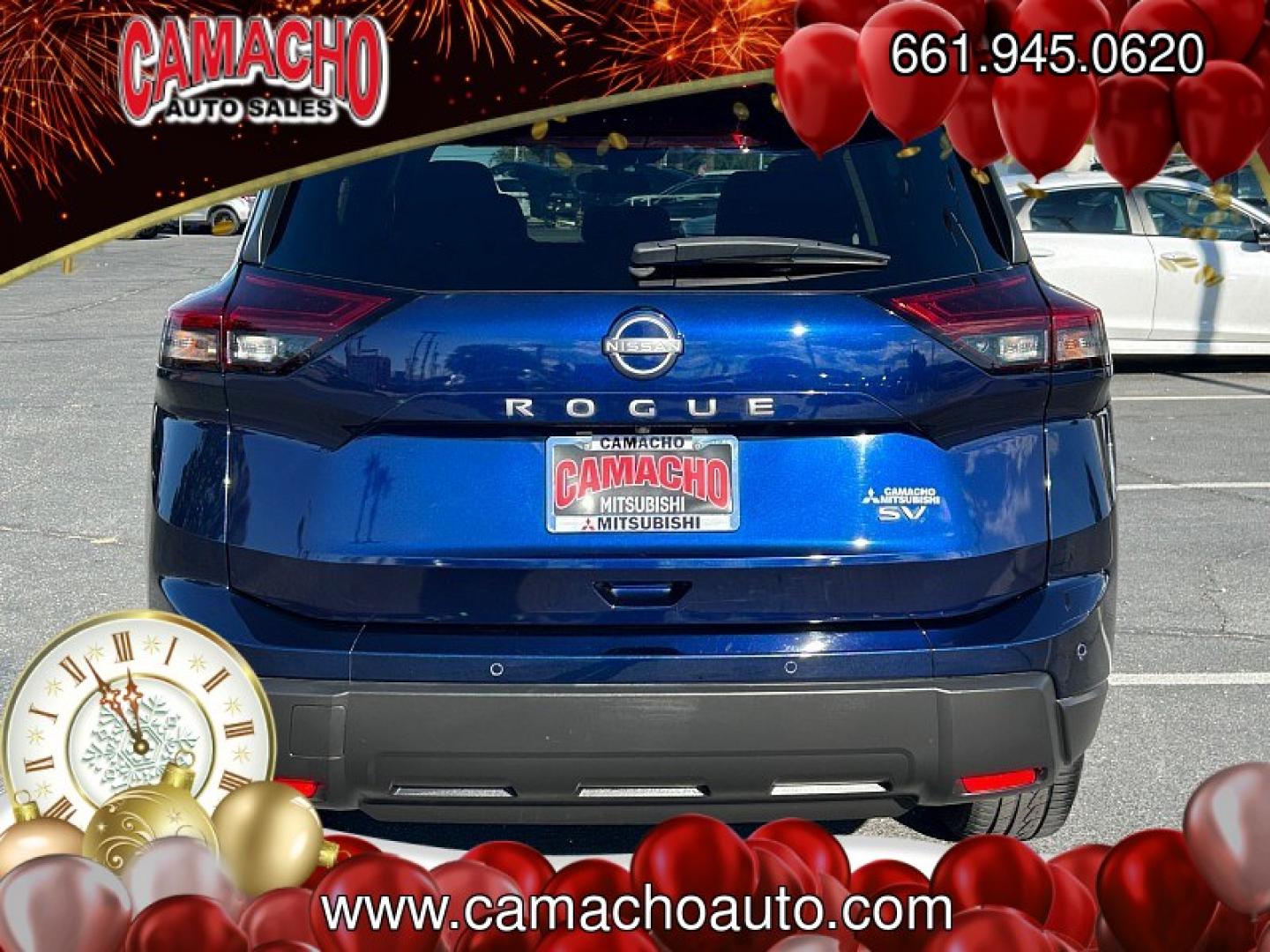 2024 Blue Nissan Rogue (5N1BT3BA5RC) with an 3-Cyl Turbo 1.5 Liter engine, Automatic CVT transmission, located at 412 Auto Vista Drive, Palmdale, CA, 93551, (661) 945-0620, 34.592636, -118.136681- Photo#5