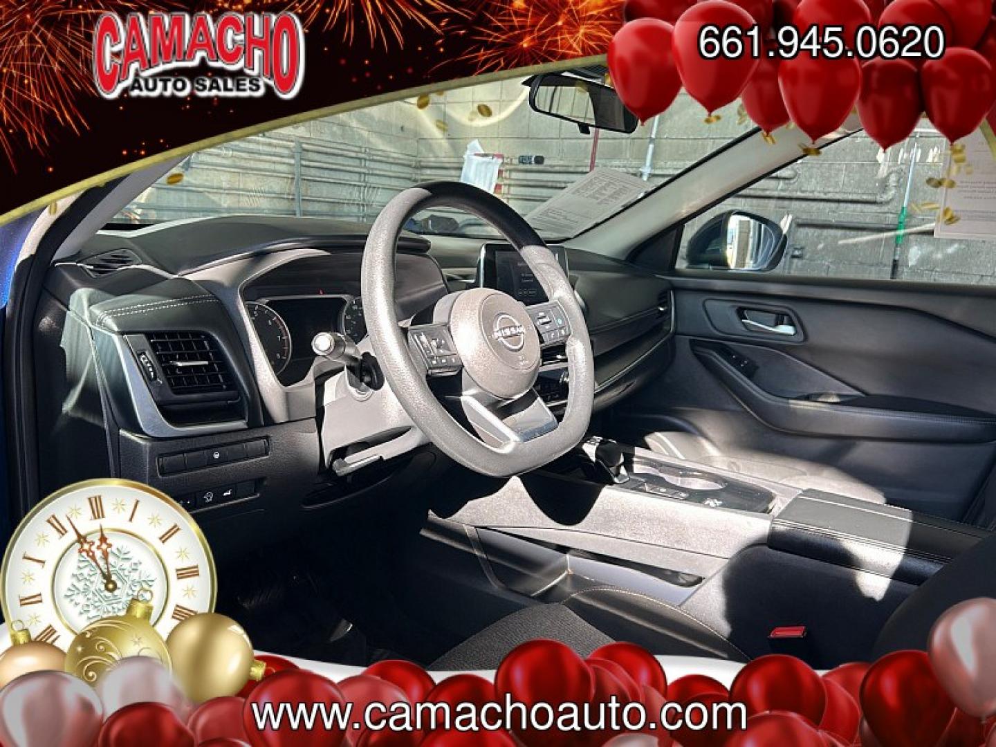 2024 Blue Nissan Rogue (5N1BT3BA5RC) with an 3-Cyl Turbo 1.5 Liter engine, Automatic CVT transmission, located at 412 Auto Vista Drive, Palmdale, CA, 93551, (661) 945-0620, 34.592636, -118.136681- Photo#17