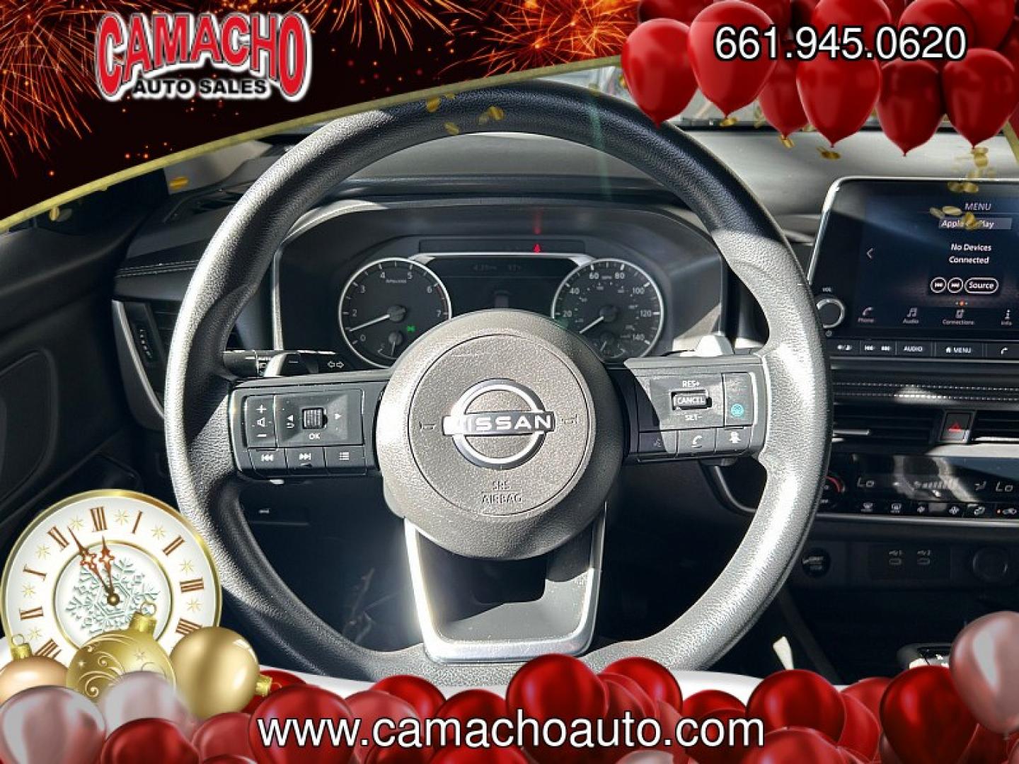 2024 Blue Nissan Rogue (5N1BT3BA5RC) with an 3-Cyl Turbo 1.5 Liter engine, Automatic CVT transmission, located at 412 Auto Vista Drive, Palmdale, CA, 93551, (661) 945-0620, 34.592636, -118.136681- Photo#19