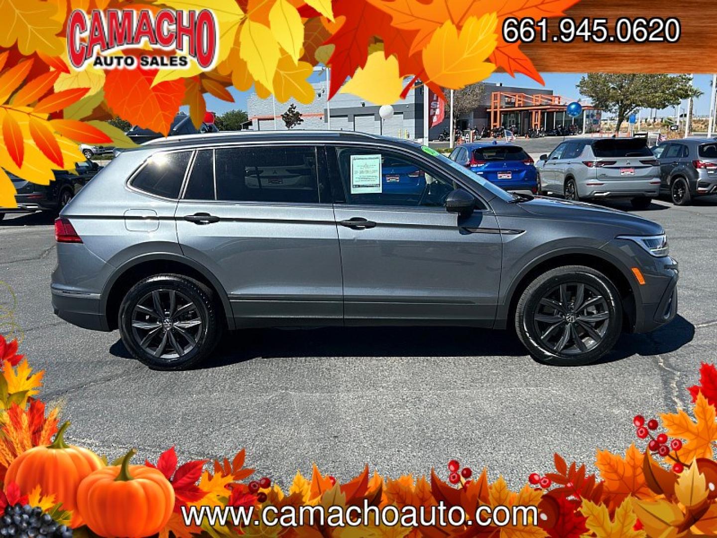 2024 Black Volkswagen Tiguan (3VV3B7AX5RM) with an 4-Cyl Turbo 2.0 Liter engine, Automatic 8-Spd transmission, located at 412 Auto Vista Drive, Palmdale, CA, 93551, (661) 945-0620, 34.592636, -118.136681- Photo#2