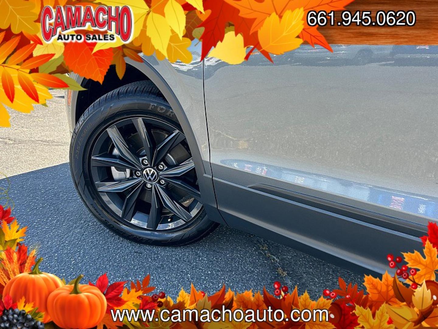 2024 Black Volkswagen Tiguan (3VV3B7AX5RM) with an 4-Cyl Turbo 2.0 Liter engine, Automatic 8-Spd transmission, located at 412 Auto Vista Drive, Palmdale, CA, 93551, (661) 945-0620, 34.592636, -118.136681- Photo#11