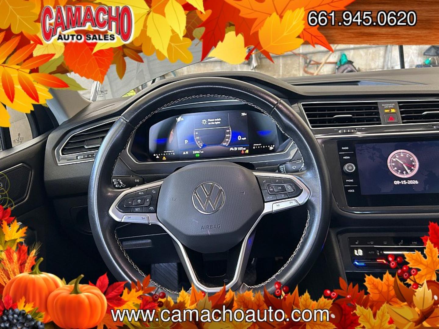 2024 Black Volkswagen Tiguan (3VV3B7AX5RM) with an 4-Cyl Turbo 2.0 Liter engine, Automatic 8-Spd transmission, located at 412 Auto Vista Drive, Palmdale, CA, 93551, (661) 945-0620, 34.592636, -118.136681- Photo#21