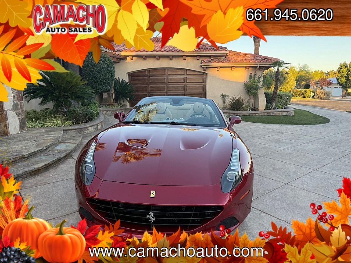 2017 Red /TAN LEATHER Ferrari California T (ZFF77XJA0H0) with an V8 Turbo 3.9 Liter engine, Auto 7-Spd F1 Dual-Clutch transmission, located at 412 Auto Vista Drive, Palmdale, CA, 93551, (661) 945-0620, 34.592636, -118.136681 - TWIN-TURBO V8 and bull; RETRACTABLE HARDTOP and bull; CARBON-CERAMIC BRAKES and bull; NAVIGATIONExperience Italian performance and open-air driving in this 2017 Ferrari California T with 48,460 miles. Finished in red with a light tan leather interior, black alloy wheels, and Ferrari fender shield- Photo#7
