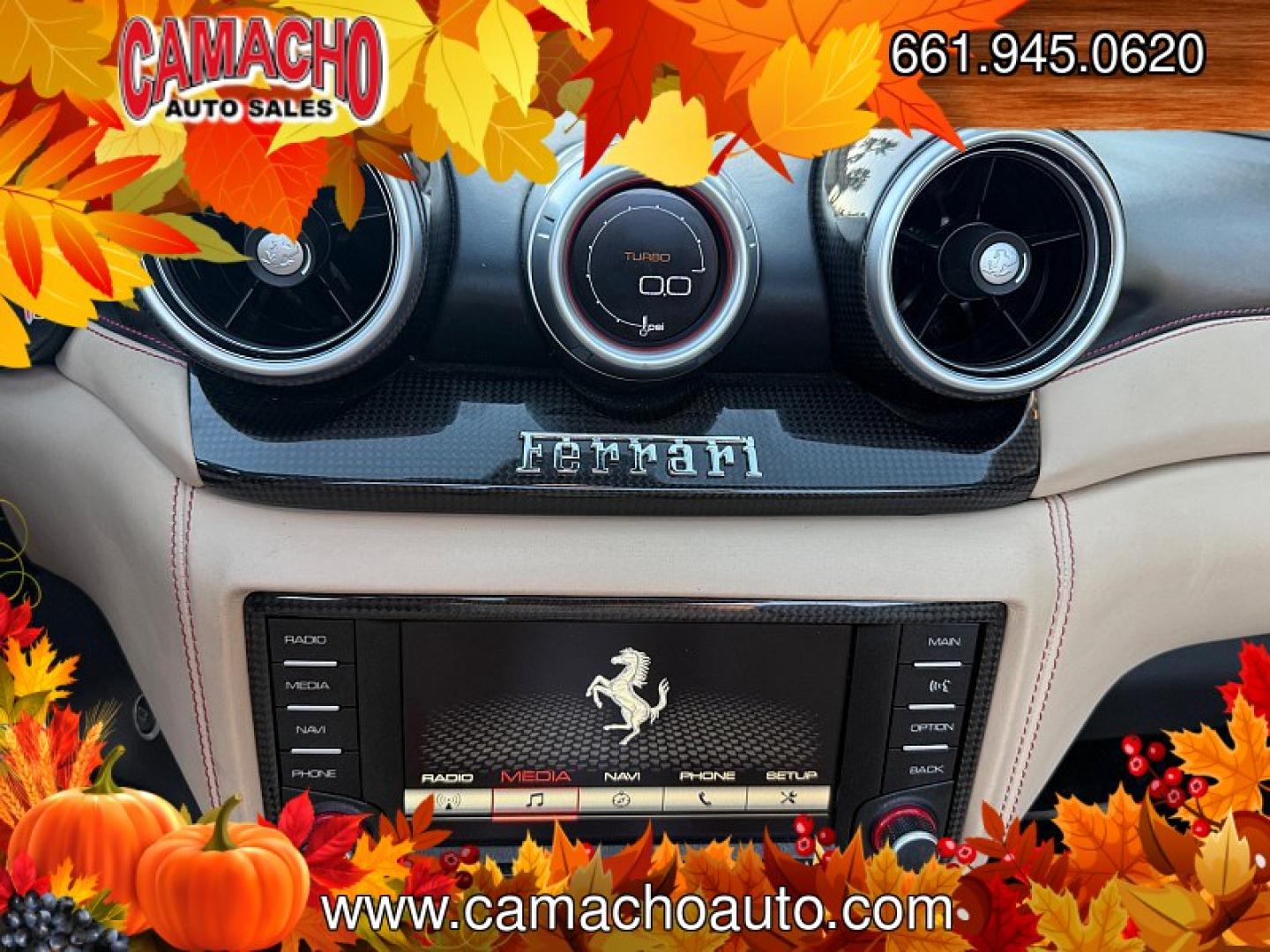 2017 Red /TAN LEATHER Ferrari California T (ZFF77XJA0H0) with an V8 Turbo 3.9 Liter engine, Auto 7-Spd F1 Dual-Clutch transmission, located at 412 Auto Vista Drive, Palmdale, CA, 93551, (661) 945-0620, 34.592636, -118.136681 - TWIN-TURBO V8 and bull; RETRACTABLE HARDTOP and bull; CARBON-CERAMIC BRAKES and bull; NAVIGATIONExperience Italian performance and open-air driving in this 2017 Ferrari California T with 48,460 miles. Finished in red with a light tan leather interior, black alloy wheels, and Ferrari fender shield- Photo#21