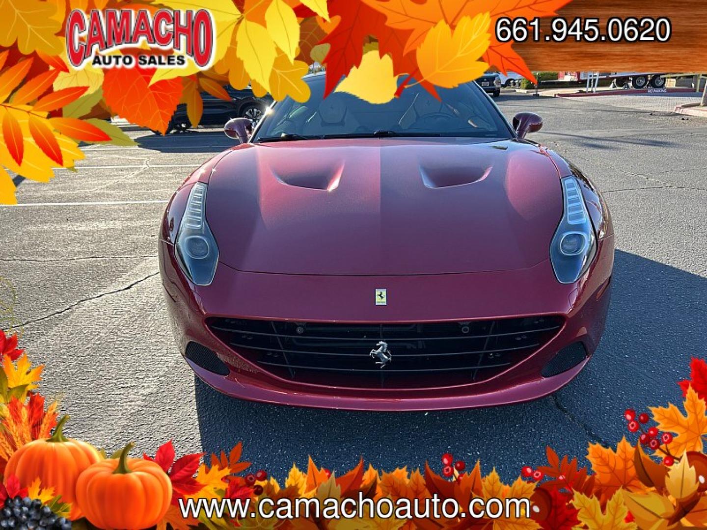 2017 RED /TAN LEATHER Ferrari California T (ZFF77XJA0H0) with an V8 Turbo 3.9 Liter engine, Auto 7-Spd F1 Dual-Clutch transmission, located at 412 Auto Vista Drive, Palmdale, CA, 93551, (661) 945-0620, 34.592636, -118.136681 - TWIN-TURBO V8 and bull; RETRACTABLE HARDTOP and bull; CARBON-CERAMIC BRAKES and bull; NAVIGATIONExperience Italian performance and open-air driving in this 2017 Ferrari California T with 48,460 miles. Finished in red with a light tan leather interior, black alloy wheels, and Ferrari fender shield- Photo#1