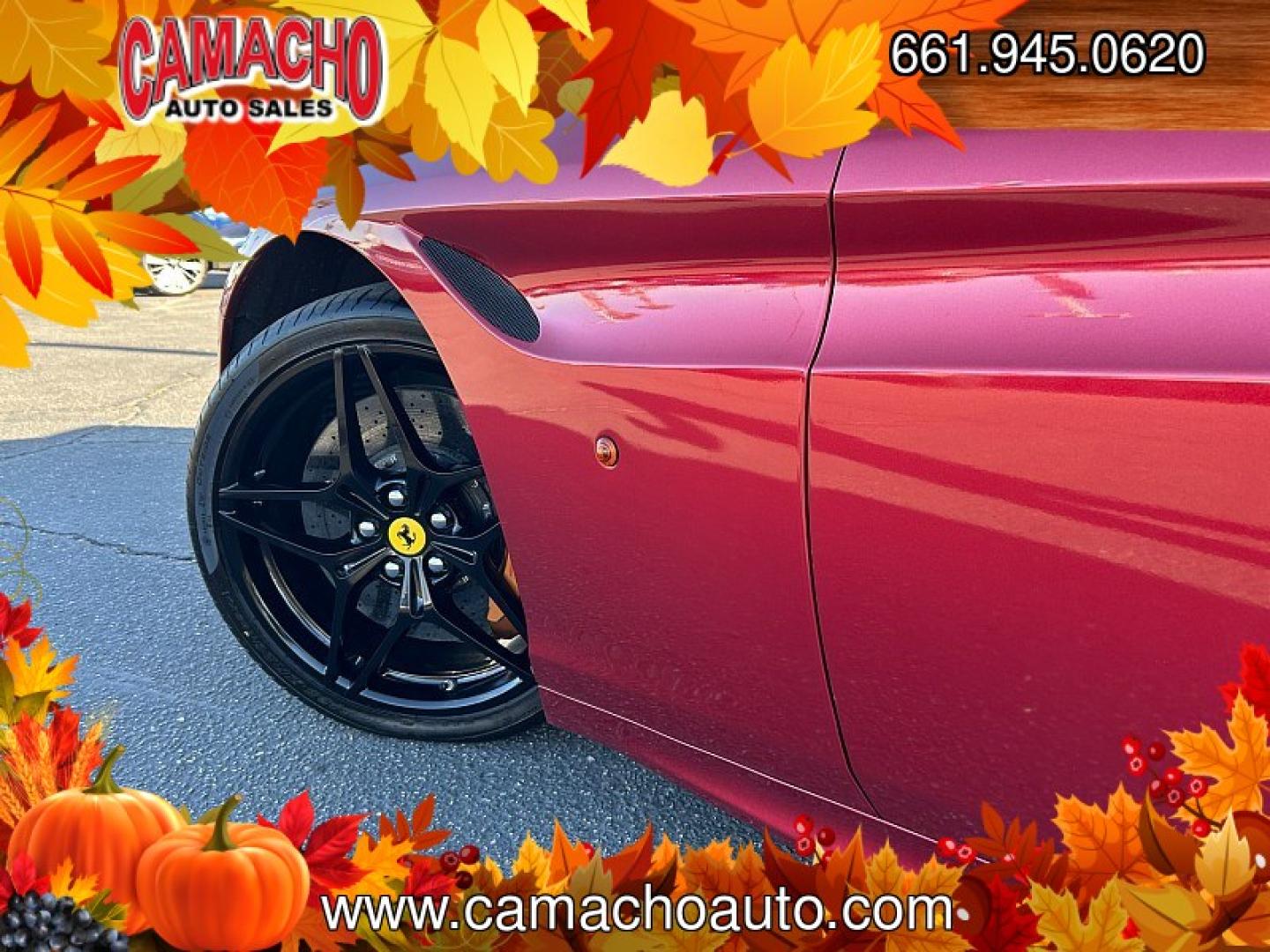 2017 RED /TAN LEATHER Ferrari California T (ZFF77XJA0H0) with an V8 Turbo 3.9 Liter engine, Auto 7-Spd F1 Dual-Clutch transmission, located at 412 Auto Vista Drive, Palmdale, CA, 93551, (661) 945-0620, 34.592636, -118.136681 - TWIN-TURBO V8 and bull; RETRACTABLE HARDTOP and bull; CARBON-CERAMIC BRAKES and bull; NAVIGATIONExperience Italian performance and open-air driving in this 2017 Ferrari California T with 48,460 miles. Finished in red with a light tan leather interior, black alloy wheels, and Ferrari fender shield- Photo#11