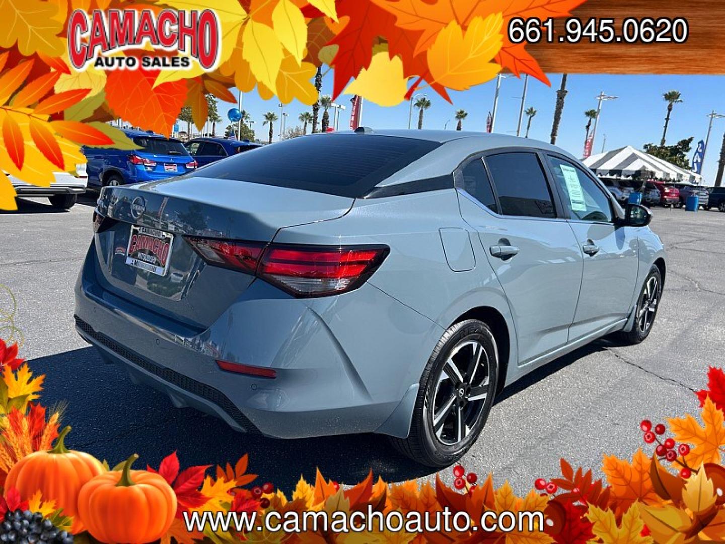 2025 GREY /black Nissan Sentra (3N1AB8CV7SY) with an 4-Cyl 2.0 Liter engine, Automatic CVT transmission, located at 412 Auto Vista Drive, Palmdale, CA, 93551, (661) 945-0620, 34.592636, -118.136681 - Discover comfort, impressive fuel economy, and modern technology in this 2025 Nissan Sentra SV!This one-owner sedan is powered by a 2.0L 4-cylinder engine paired with an Xtronic CVT automatic transmission, delivering a smooth ride and an impressive EPA-estimated 34 MPG combined, with up to 40 MPG on- Photo#6
