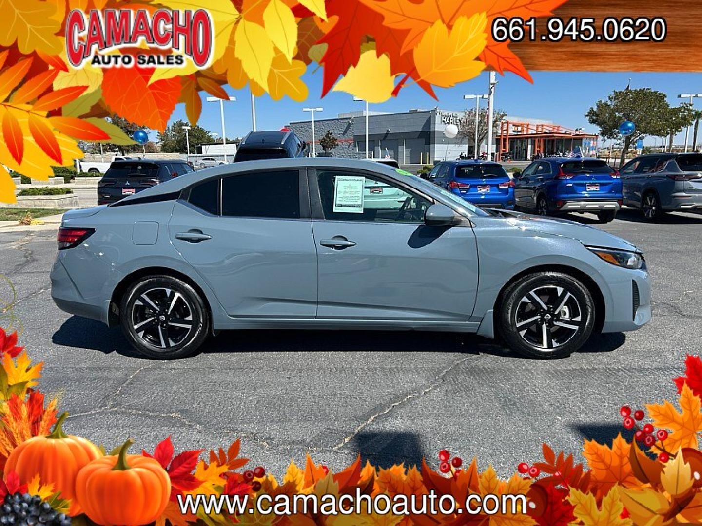 2025 GREY /black Nissan Sentra (3N1AB8CV7SY) with an 4-Cyl 2.0 Liter engine, Automatic CVT transmission, located at 412 Auto Vista Drive, Palmdale, CA, 93551, (661) 945-0620, 34.592636, -118.136681 - Discover comfort, impressive fuel economy, and modern technology in this 2025 Nissan Sentra SV!This one-owner sedan is powered by a 2.0L 4-cylinder engine paired with an Xtronic CVT automatic transmission, delivering a smooth ride and an impressive EPA-estimated 34 MPG combined, with up to 40 MPG on- Photo#5