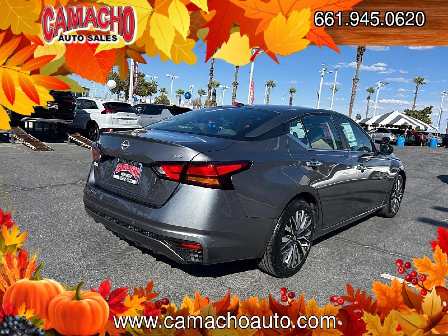 2024 GRAY /black Nissan Altima (1N4BL4DV0RN) with an 4-Cyl 2.5 Liter engine, Automatic Xtronic CVT transmission, located at 412 Auto Vista Drive, Palmdale, CA, 93551, (661) 945-0620, 34.592636, -118.136681 - Enjoy comfort, style, and impressive fuel efficiency in this 2024 Nissan Altima SV!This one-owner sedan features a 2.5L 4-cylinder engine paired with Nissan and rsquo;s Xtronic CVT automatic transmission, delivering 188 horsepower and an EPA-estimated 32 MPG combined, with up to 39 MPG on the highwa- Photo#3