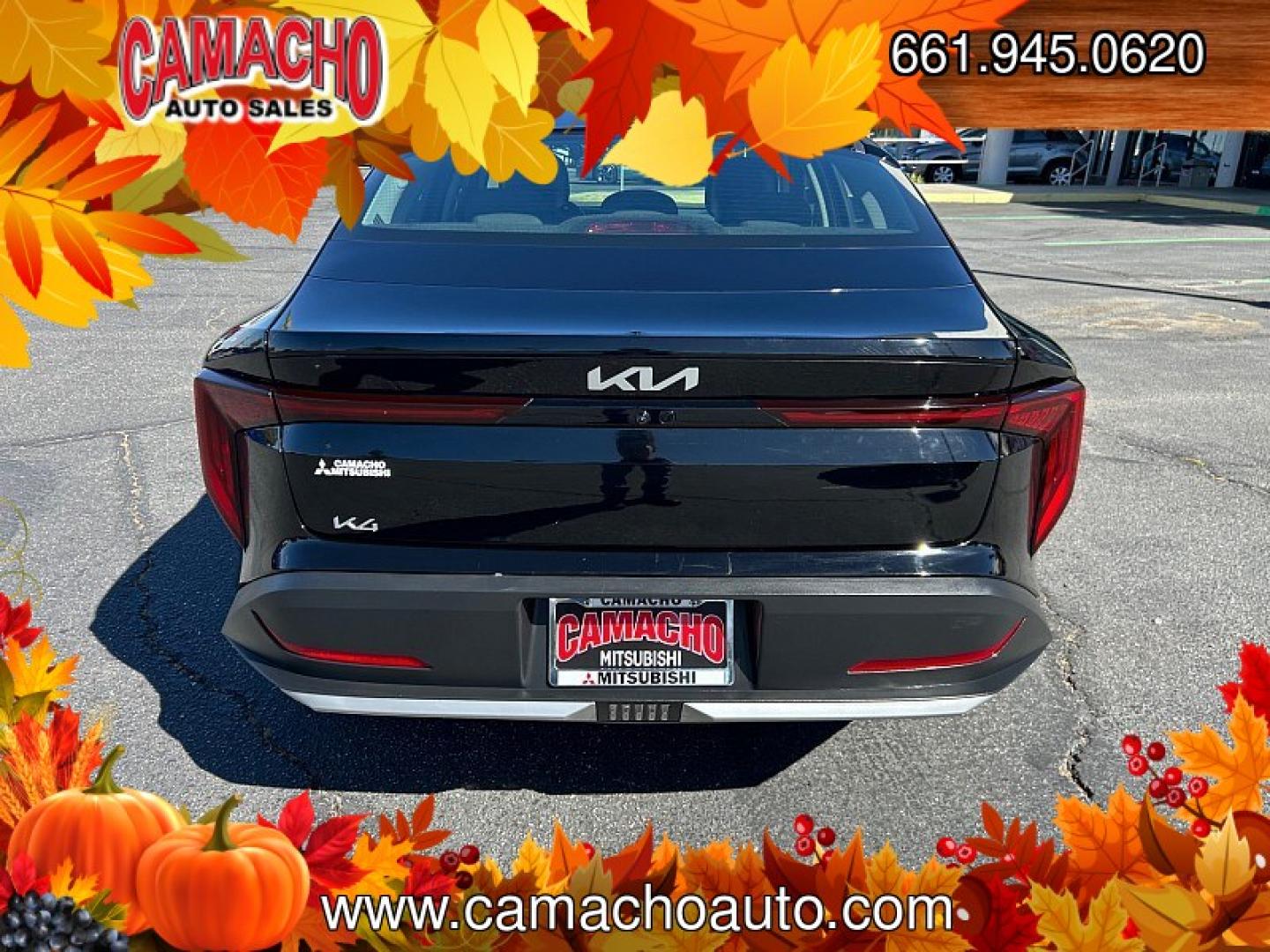 2025 Black Kia K4 (3KPFT4DE0SE) with an 4-Cyl 2.0 Liter engine, Automatic IVT transmission, located at 412 Auto Vista Drive, Palmdale, CA, 93551, (661) 945-0620, 34.592636, -118.136681- Photo#1