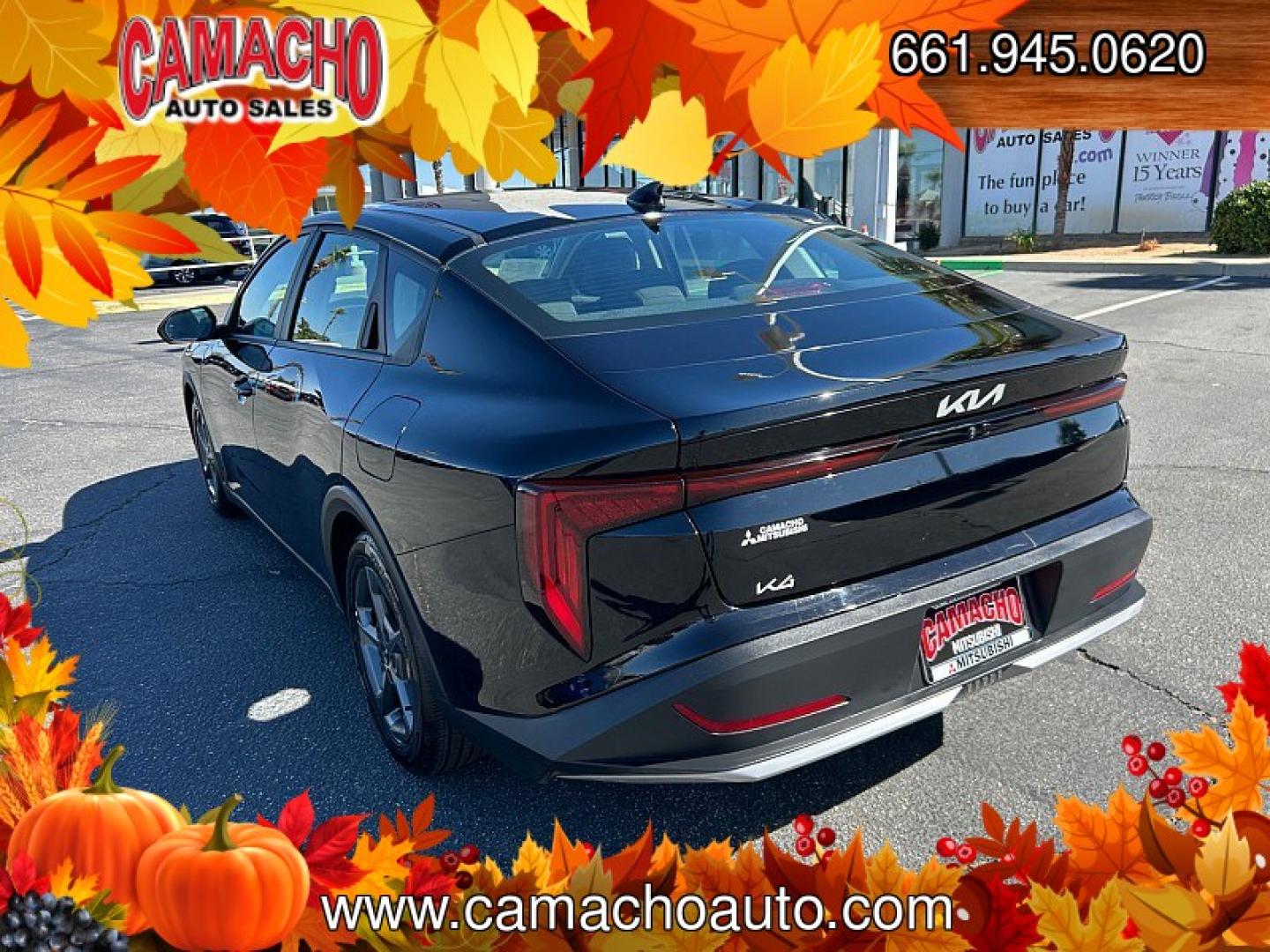 2025 Black Kia K4 (3KPFT4DE0SE) with an 4-Cyl 2.0 Liter engine, Automatic IVT transmission, located at 412 Auto Vista Drive, Palmdale, CA, 93551, (661) 945-0620, 34.592636, -118.136681- Photo#2
