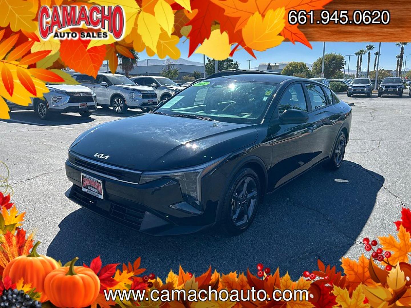 2025 Black Kia K4 (3KPFT4DE0SE) with an 4-Cyl 2.0 Liter engine, Automatic IVT transmission, located at 412 Auto Vista Drive, Palmdale, CA, 93551, (661) 945-0620, 34.592636, -118.136681- Photo#4