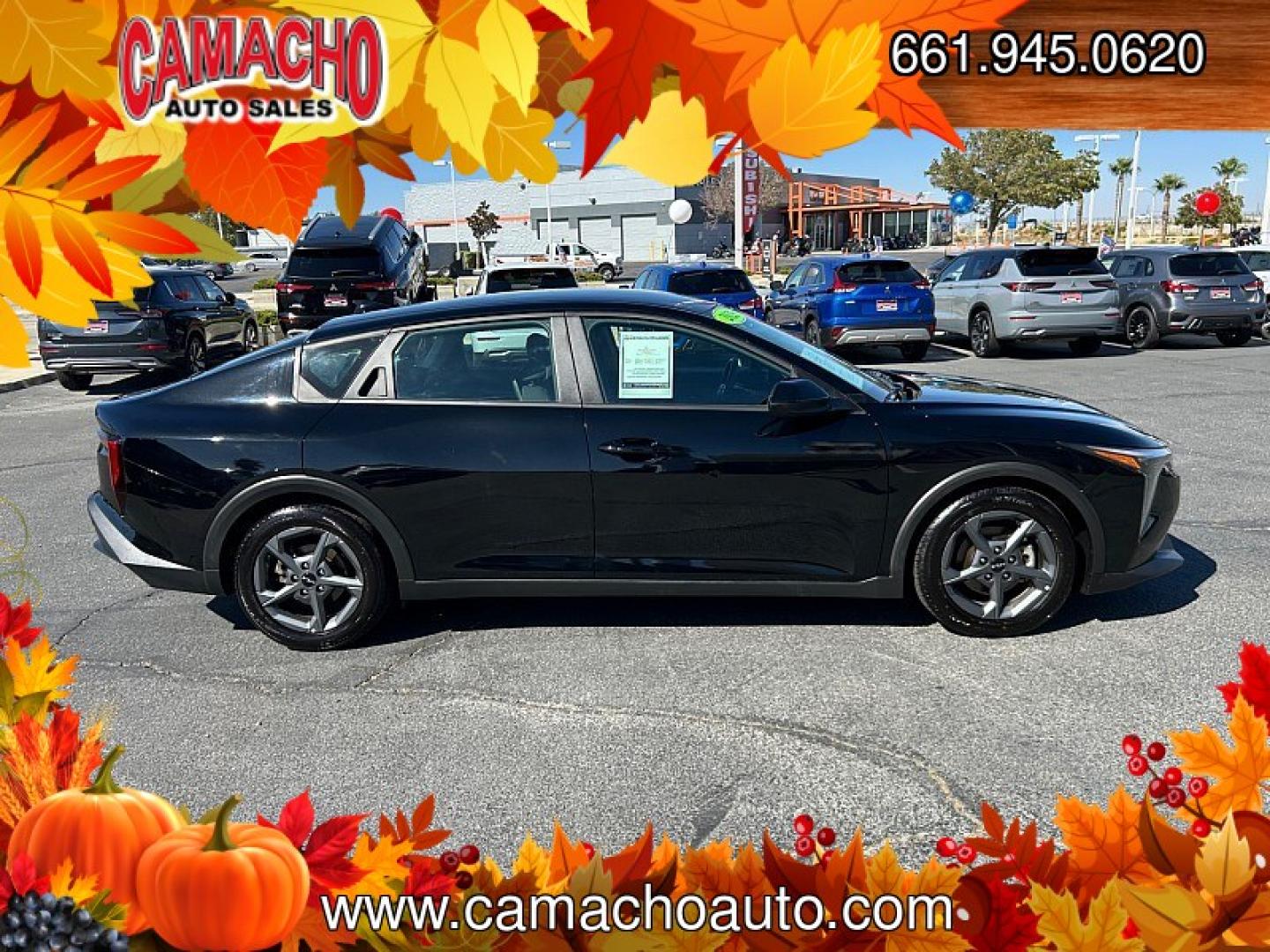 2025 Black Kia K4 (3KPFT4DE0SE) with an 4-Cyl 2.0 Liter engine, Automatic IVT transmission, located at 412 Auto Vista Drive, Palmdale, CA, 93551, (661) 945-0620, 34.592636, -118.136681- Photo#9