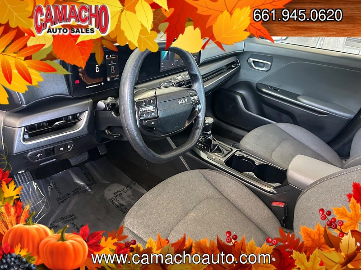 2025 Black Kia K4 (3KPFT4DE0SE) with an 4-Cyl 2.0 Liter engine, Automatic IVT transmission, located at 412 Auto Vista Drive, Palmdale, CA, 93551, (661) 945-0620, 34.592636, -118.136681- Photo#17