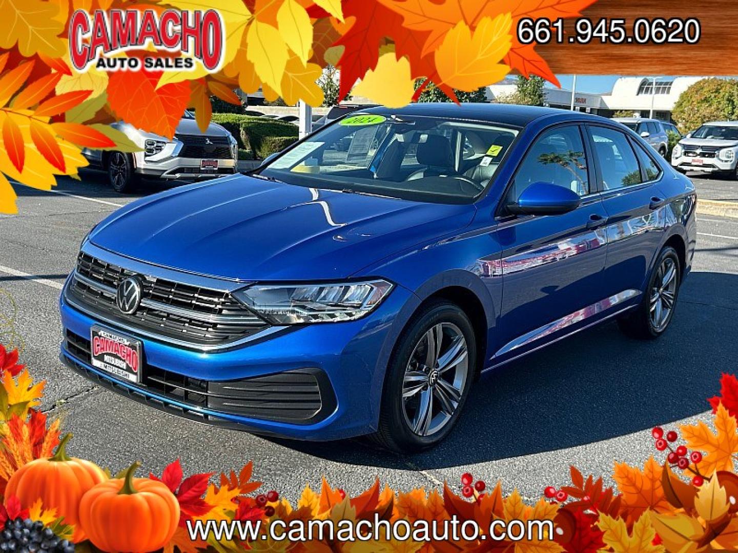 2024 GRAY /black Volkswagen Jetta (3VW7M7BU7RM) with an 4-Cyl Turbo 1.5 Liter engine, Automatic 8-Spd transmission, located at 412 Auto Vista Drive, Palmdale, CA, 93551, (661) 945-0620, 34.592636, -118.136681 - Experience German-inspired style, comfort, and efficiency in this 2024 Volkswagen Jetta SE!This one-owner sedan features a turbocharged 1.5L TSI 4-cylinder engine producing 158 horsepower, paired with an automatic transmission for a smooth and responsive drive. Enjoy excellent fuel economy, a comfor- Photo#2
