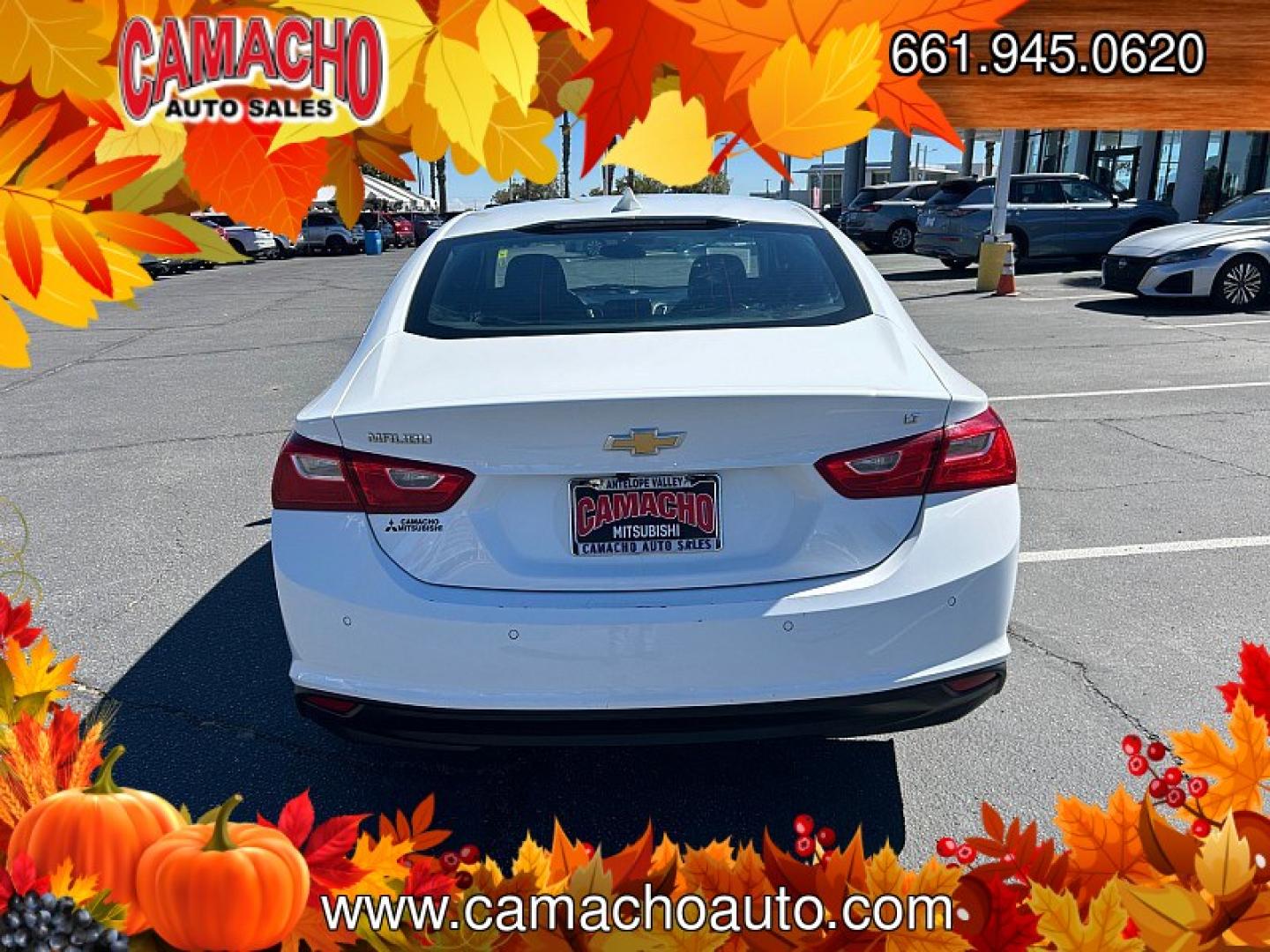 2023 White Chevrolet Malibu (1G1ZD5ST2PF) with an 4-Cyl Turbo 1.5 Liter engine, Automatic CVT transmission, located at 412 Auto Vista Drive, Palmdale, CA, 93551, (661) 945-0620, 34.592636, -118.136681- Photo#3