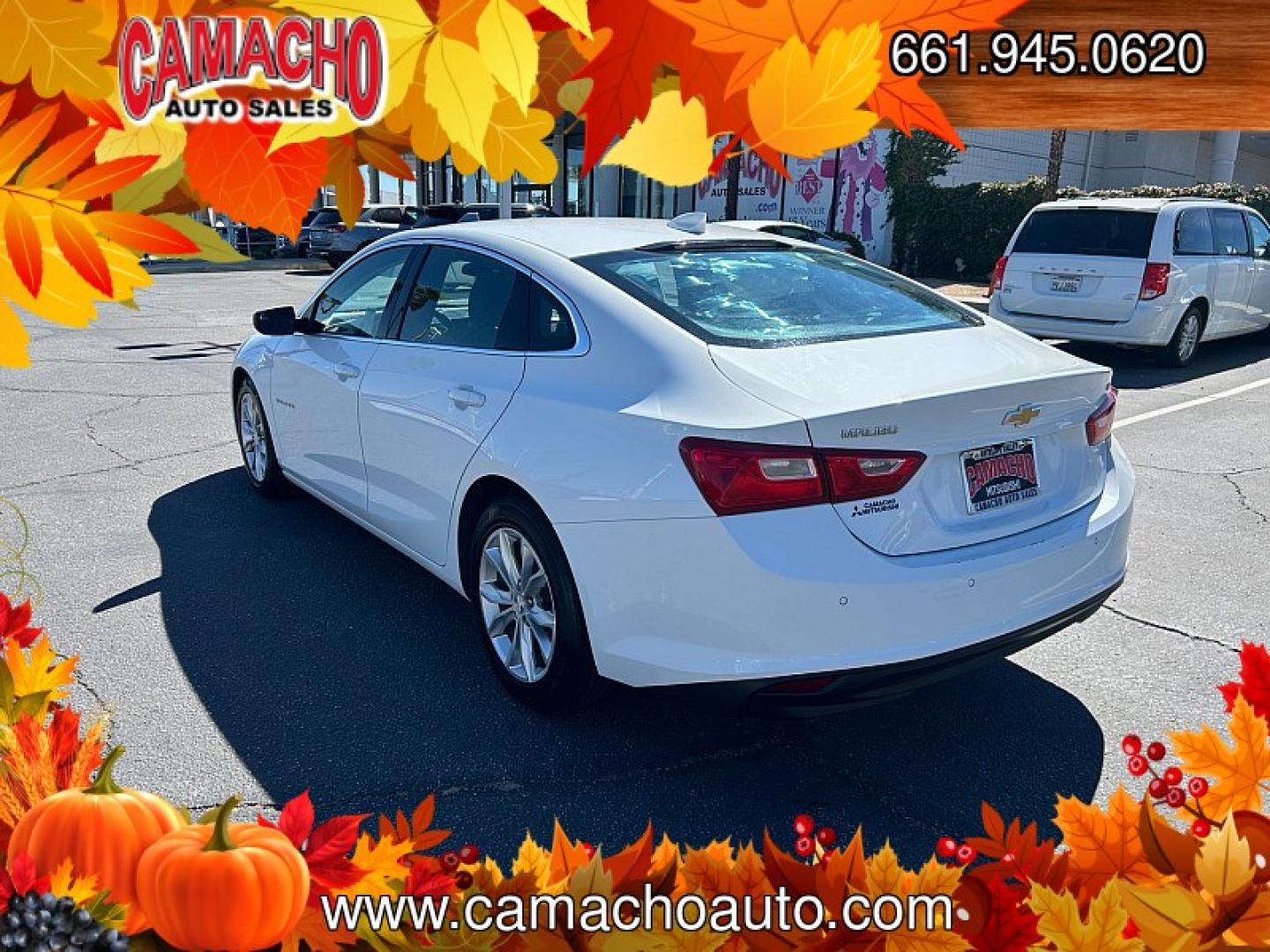2023 White Chevrolet Malibu (1G1ZD5ST2PF) with an 4-Cyl Turbo 1.5 Liter engine, Automatic CVT transmission, located at 412 Auto Vista Drive, Palmdale, CA, 93551, (661) 945-0620, 34.592636, -118.136681- Photo#4