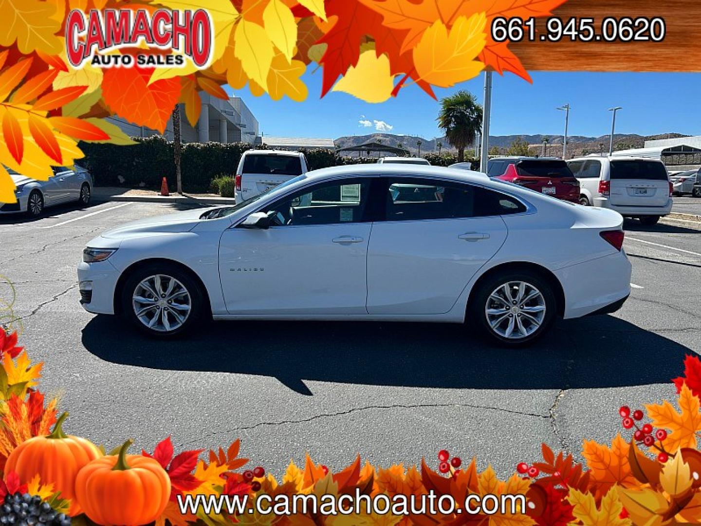 2023 White Chevrolet Malibu (1G1ZD5ST2PF) with an 4-Cyl Turbo 1.5 Liter engine, Automatic CVT transmission, located at 412 Auto Vista Drive, Palmdale, CA, 93551, (661) 945-0620, 34.592636, -118.136681- Photo#5