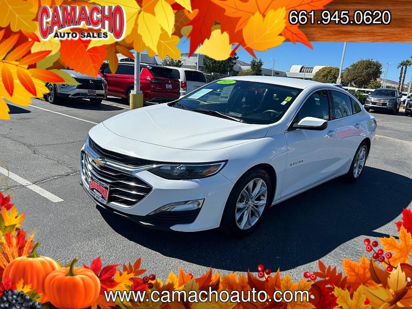 2023 White Chevrolet Malibu (1G1ZD5ST2PF) with an 4-Cyl Turbo 1.5 Liter engine, Automatic CVT transmission, located at 412 Auto Vista Drive, Palmdale, CA, 93551, (661) 945-0620, 34.592636, -118.136681- Photo#6