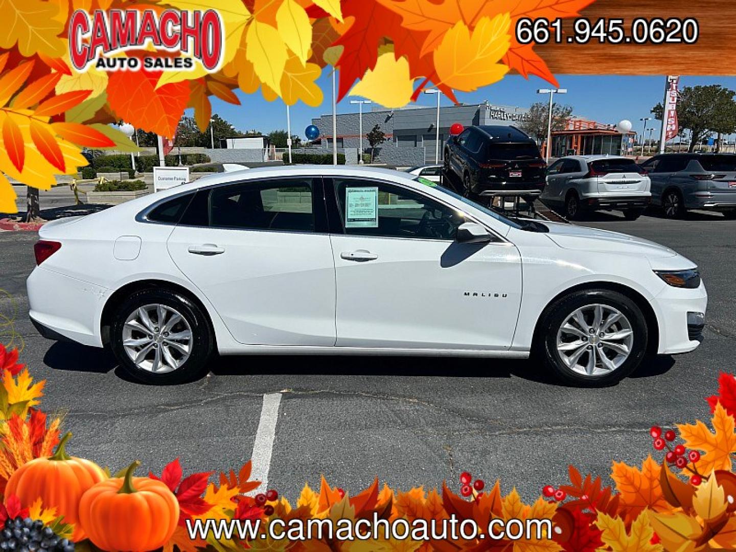 2023 White Chevrolet Malibu (1G1ZD5ST2PF) with an 4-Cyl Turbo 1.5 Liter engine, Automatic CVT transmission, located at 412 Auto Vista Drive, Palmdale, CA, 93551, (661) 945-0620, 34.592636, -118.136681- Photo#7
