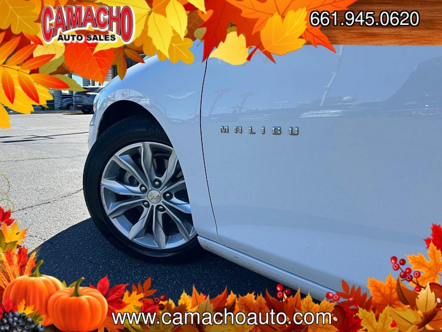 2023 White Chevrolet Malibu (1G1ZD5ST2PF) with an 4-Cyl Turbo 1.5 Liter engine, Automatic CVT transmission, located at 412 Auto Vista Drive, Palmdale, CA, 93551, (661) 945-0620, 34.592636, -118.136681- Photo#10