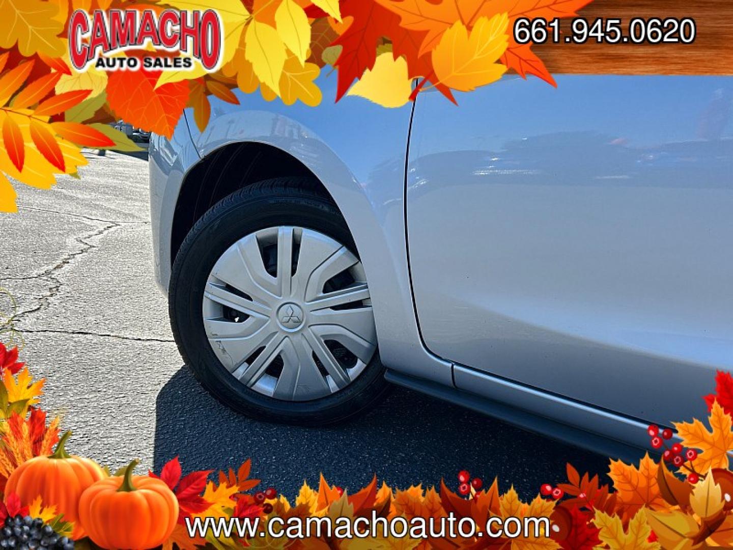 2024 Silver Mitsubishi Mirage (ML32AUHJ0RH) with an 3-Cyl 1.2 Liter engine, Automatic CVT transmission, located at 412 Auto Vista Drive, Palmdale, CA, 93551, (661) 945-0620, 34.592636, -118.136681- Photo#8