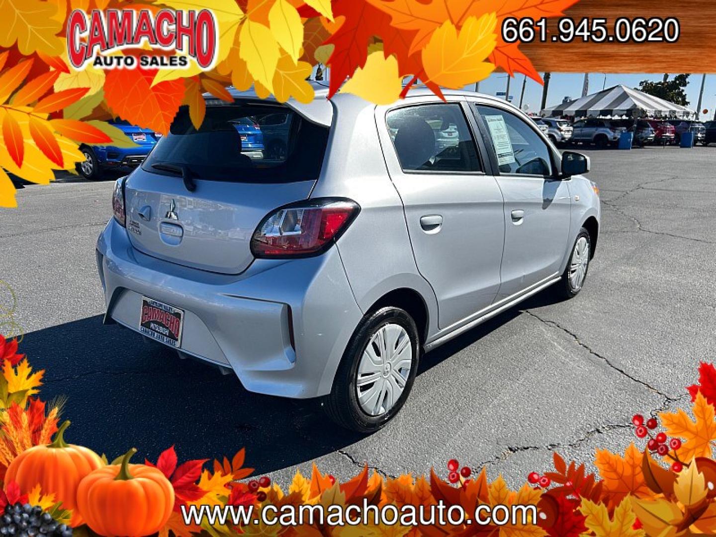 2024 Silver Mitsubishi Mirage (ML32AUHJ0RH) with an 3-Cyl 1.2 Liter engine, Automatic CVT transmission, located at 412 Auto Vista Drive, Palmdale, CA, 93551, (661) 945-0620, 34.592636, -118.136681- Photo#11