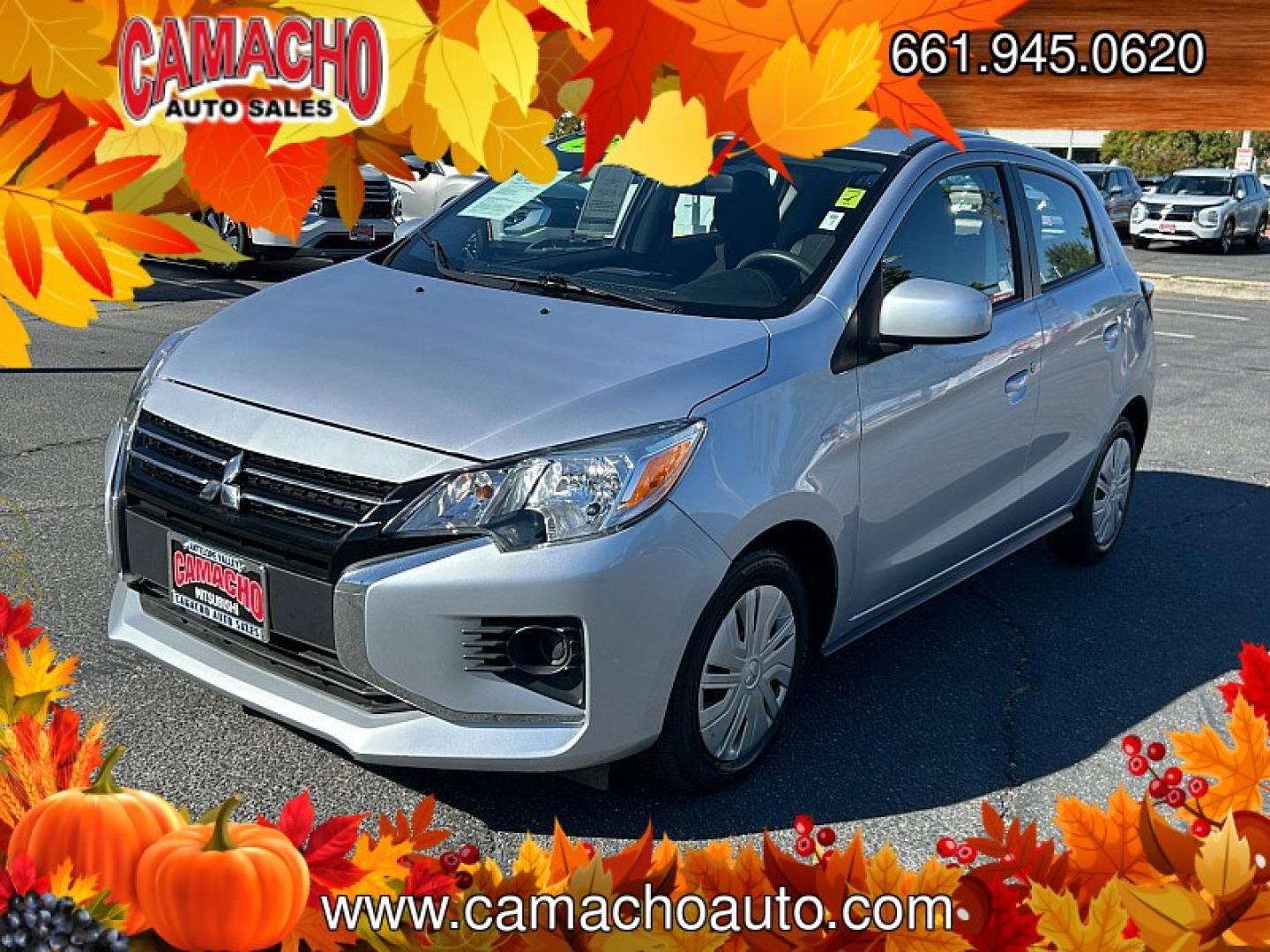 2024 Silver Mitsubishi Mirage (ML32AUHJ0RH) with an 3-Cyl 1.2 Liter engine, Automatic CVT transmission, located at 412 Auto Vista Drive, Palmdale, CA, 93551, (661) 945-0620, 34.592636, -118.136681- Photo#2
