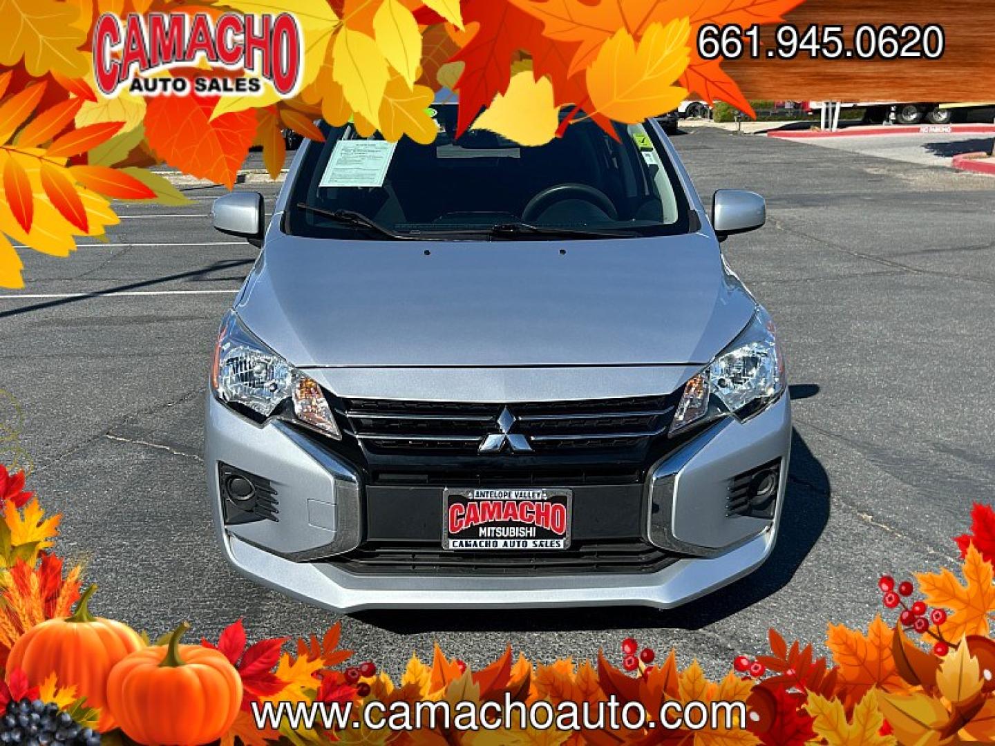 2024 Silver Mitsubishi Mirage (ML32AUHJ0RH) with an 3-Cyl 1.2 Liter engine, Automatic CVT transmission, located at 412 Auto Vista Drive, Palmdale, CA, 93551, (661) 945-0620, 34.592636, -118.136681- Photo#1