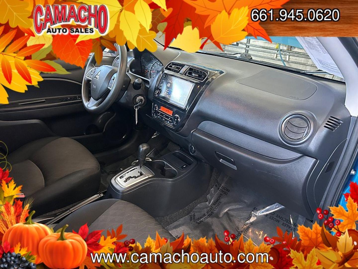 2024 BLUE /black Mitsubishi Mirage (ML32AUHJ3RH) with an 3-Cyl 1.2 Liter engine, Automatic CVT transmission, located at 412 Auto Vista Drive, Palmdale, CA, 93551, (661) 945-0620, 34.592636, -118.136681 - Great on gas and easy to drive, this 2024 Mitsubishi Mirage ES is a smart choice for everyday driving!Finished in Sapphire Blue Metallic with a black interior, this one-owner hatchback features a fuel-efficient 1.2L 3-cylinder engine and continuously variable transmission, earning an impressive EPA-- Photo#11