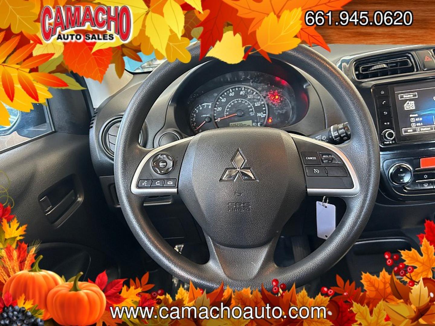 2024 BLUE /black Mitsubishi Mirage (ML32AUHJ3RH) with an 3-Cyl 1.2 Liter engine, Automatic CVT transmission, located at 412 Auto Vista Drive, Palmdale, CA, 93551, (661) 945-0620, 34.592636, -118.136681 - Great on gas and easy to drive, this 2024 Mitsubishi Mirage ES is a smart choice for everyday driving!Finished in Sapphire Blue Metallic with a black interior, this one-owner hatchback features a fuel-efficient 1.2L 3-cylinder engine and continuously variable transmission, earning an impressive EPA-- Photo#16
