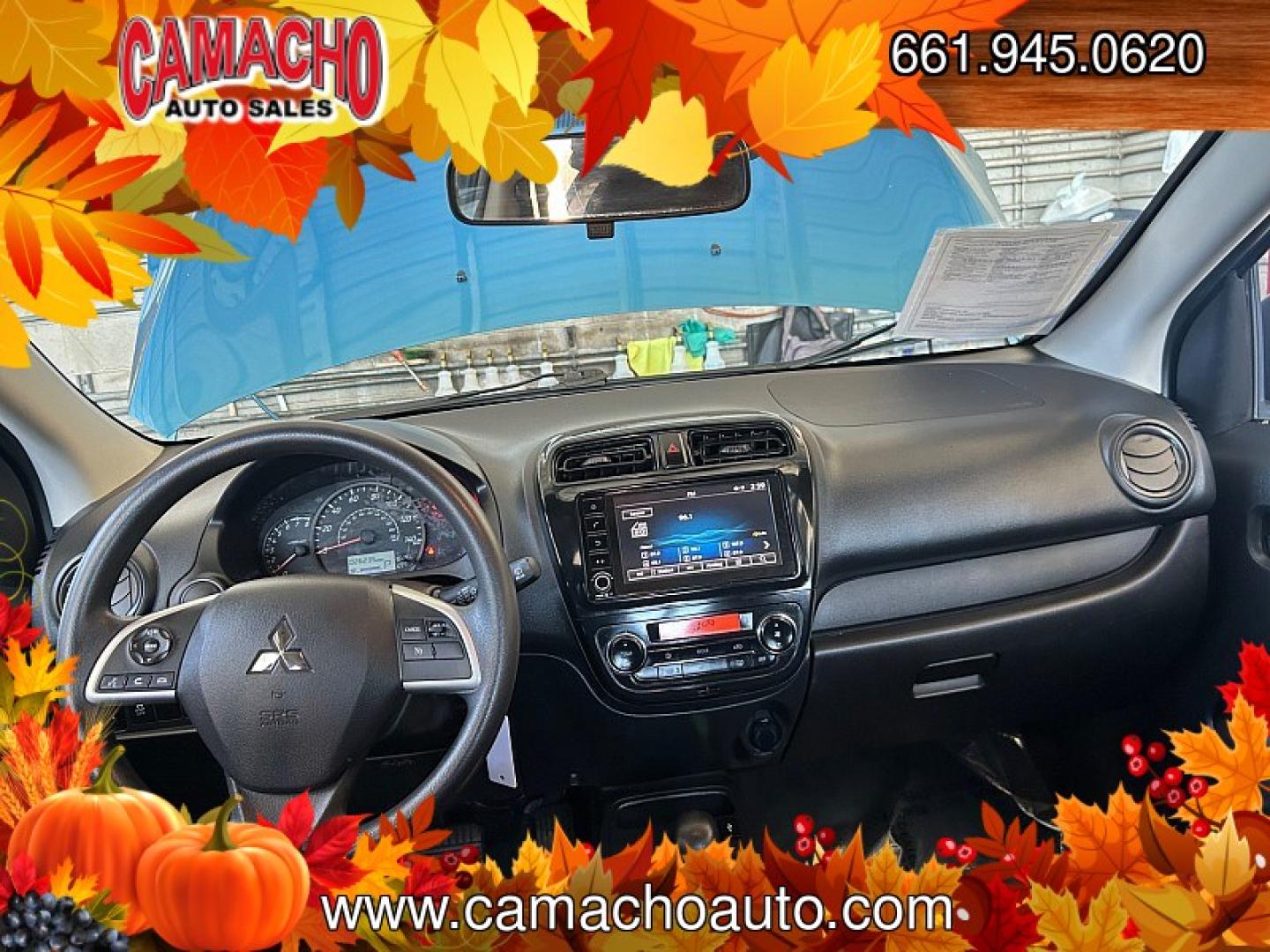 2024 BLUE /black Mitsubishi Mirage (ML32AUHJ3RH) with an 3-Cyl 1.2 Liter engine, Automatic CVT transmission, located at 412 Auto Vista Drive, Palmdale, CA, 93551, (661) 945-0620, 34.592636, -118.136681 - Great on gas and easy to drive, this 2024 Mitsubishi Mirage ES is a smart choice for everyday driving!Finished in Sapphire Blue Metallic with a black interior, this one-owner hatchback features a fuel-efficient 1.2L 3-cylinder engine and continuously variable transmission, earning an impressive EPA-- Photo#10