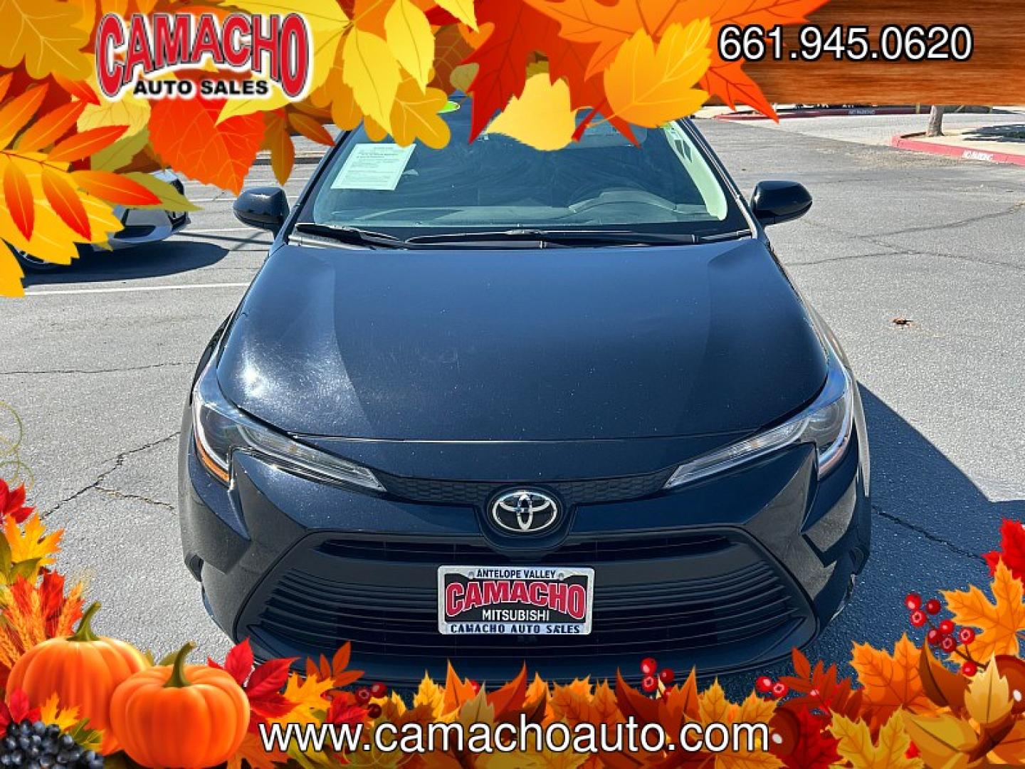 2024 Black Toyota Corolla (5YFB4MDE4RP) with an 4-Cyl Hybrid 1.8 Liter engine, Automatic CVT transmission, located at 412 Auto Vista Drive, Palmdale, CA, 93551, (661) 945-0620, 34.592636, -118.136681- Photo#1
