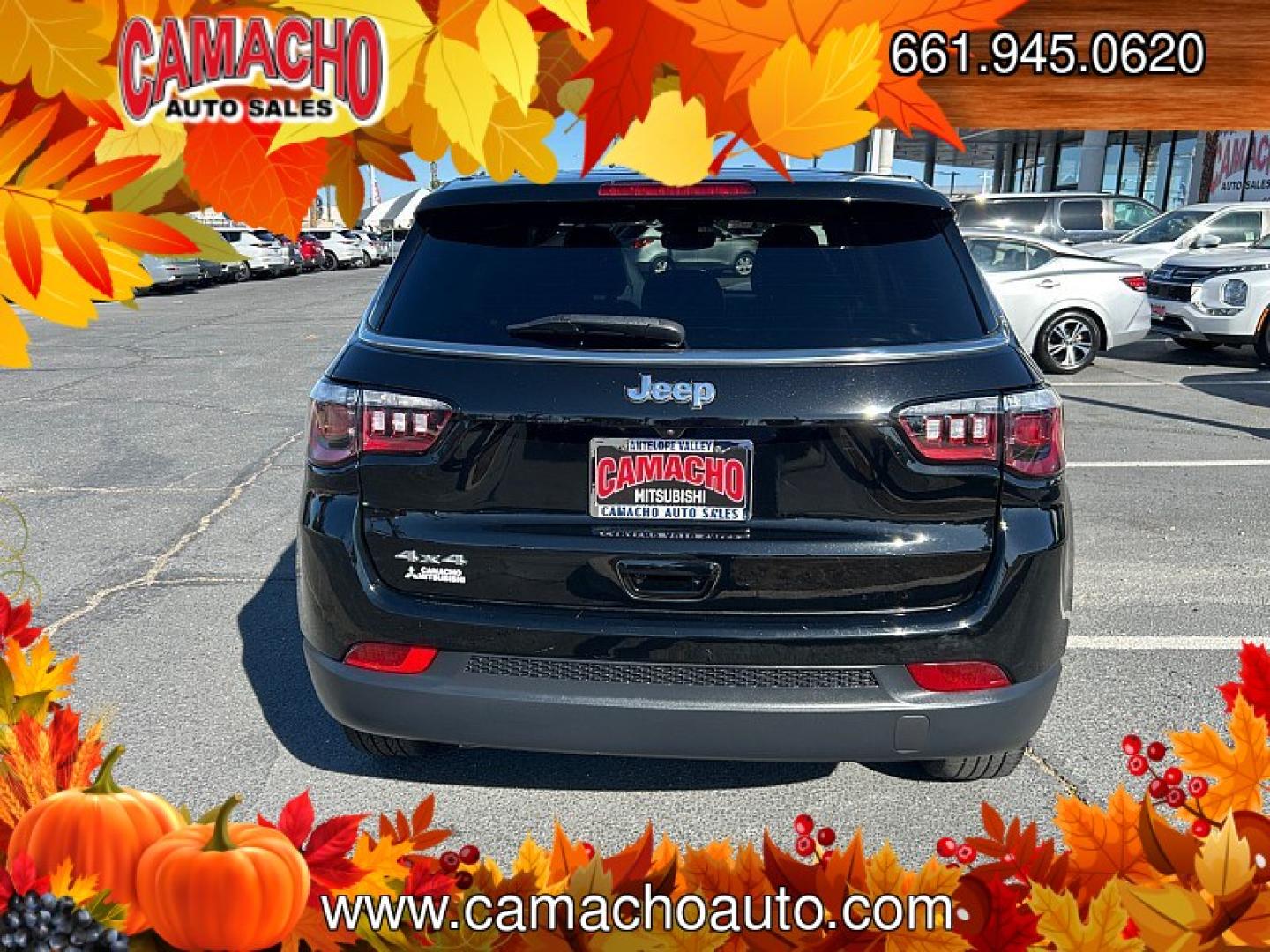 2025 BLACK /black Jeep Compass (3C4NJDAN9ST) with an 4-Cyl Turbo 2.0 Liter engine, Automatic 8-Spd transmission, located at 412 Auto Vista Drive, Palmdale, CA, 93551, (661) 945-0620, 34.592636, -118.136681 - Adventure-ready and packed with modern safety features, this 2025 Jeep Compass Sport 4x4 is ready for the road ahead!Finished in Diamond Black Crystal Pearl-Coat with a black cloth interior, this one-owner SUV features a turbocharged 2.0L 4-cylinder engine paired with an 8-speed automatic transmissi- Photo#5
