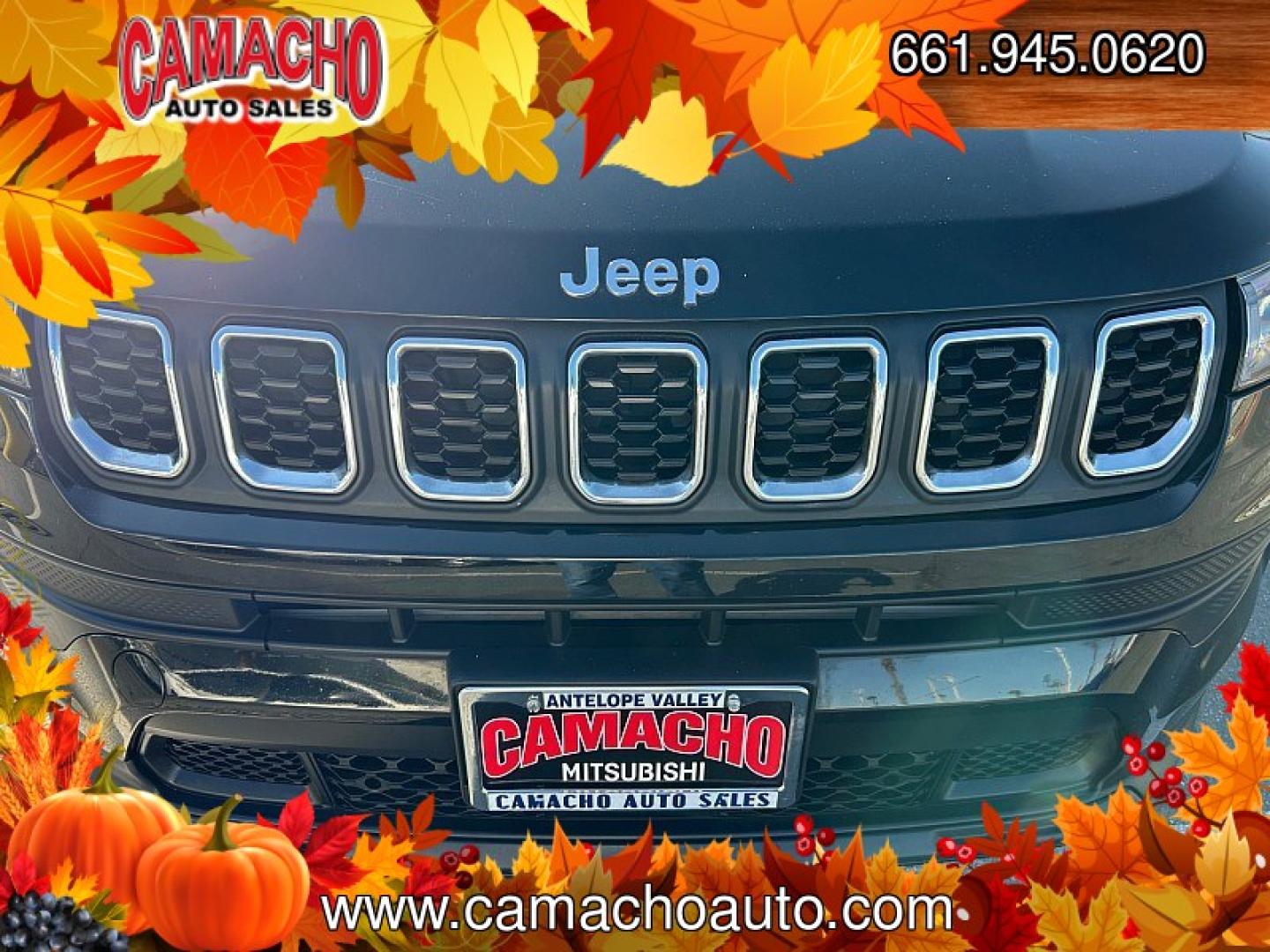 2025 BLACK /black Jeep Compass (3C4NJDAN9ST) with an 4-Cyl Turbo 2.0 Liter engine, Automatic 8-Spd transmission, located at 412 Auto Vista Drive, Palmdale, CA, 93551, (661) 945-0620, 34.592636, -118.136681 - Adventure-ready and packed with modern safety features, this 2025 Jeep Compass Sport 4x4 is ready for the road ahead!Finished in Diamond Black Crystal Pearl-Coat with a black cloth interior, this one-owner SUV features a turbocharged 2.0L 4-cylinder engine paired with an 8-speed automatic transmissi- Photo#8