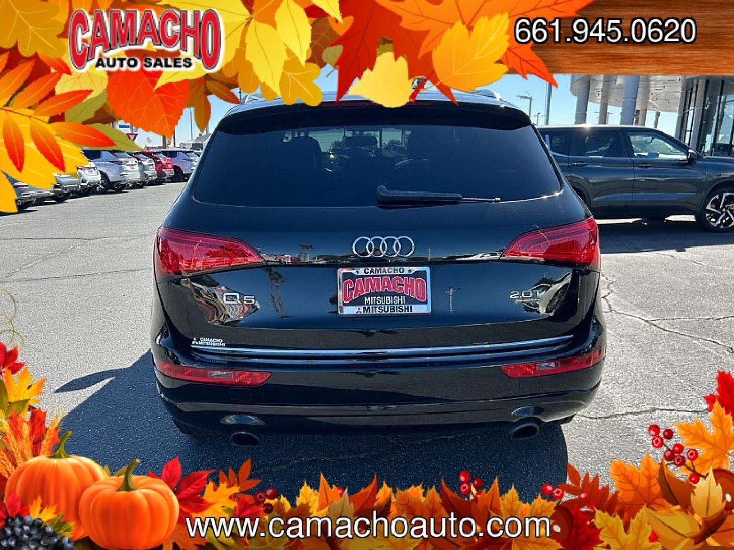 2016 BLACK Audi Q5 (WA1C2AFP2GA) with an 4-Cyl Turbo 2.0 Liter engine, Auto 8-Spd Tiptronic Spt transmission, located at 412 Auto Vista Drive, Palmdale, CA, 93551, (661) 945-0620, 34.592636, -118.136681- Photo#5