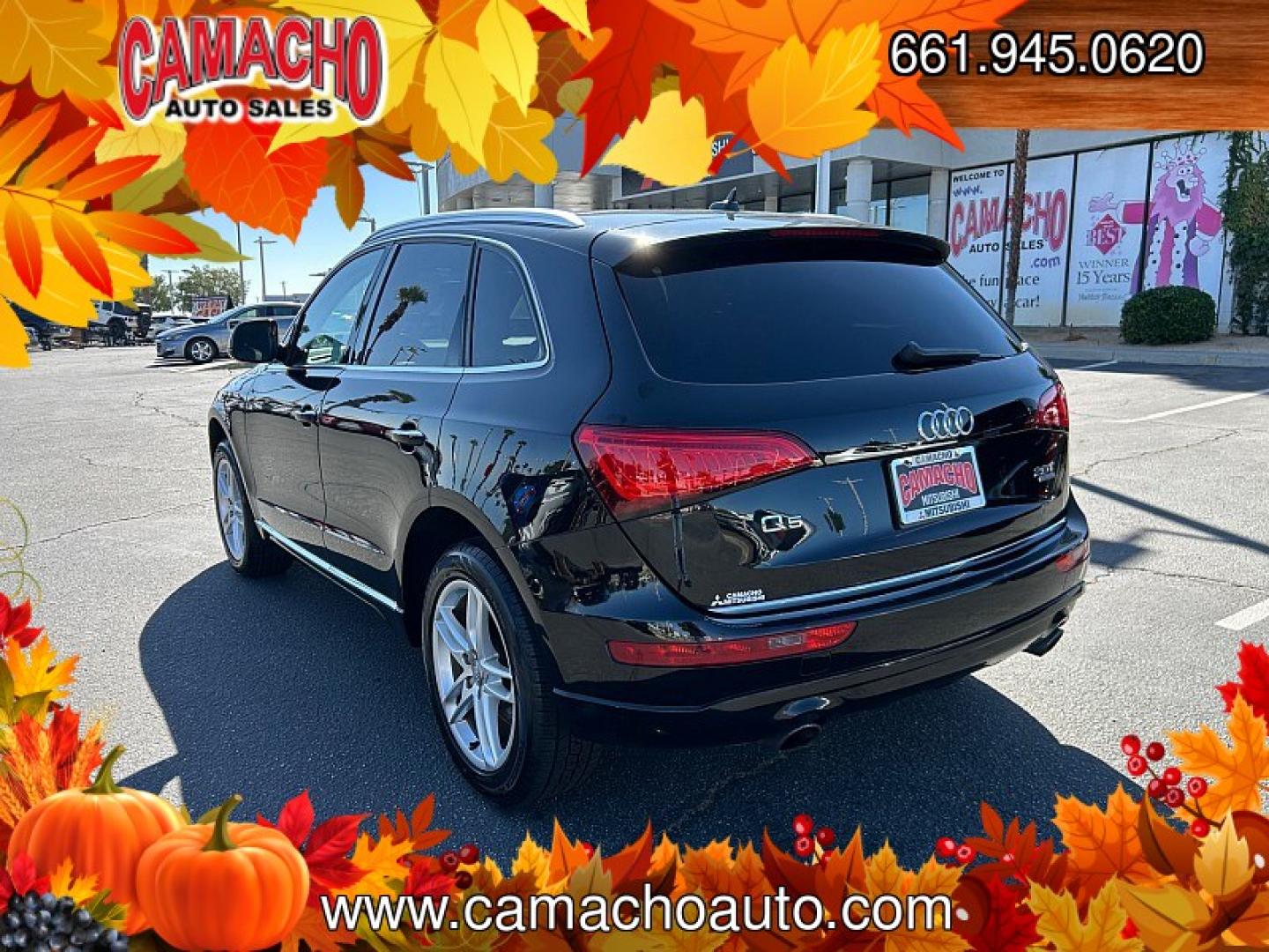 2016 BLACK Audi Q5 (WA1C2AFP2GA) with an 4-Cyl Turbo 2.0 Liter engine, Auto 8-Spd Tiptronic Spt transmission, located at 412 Auto Vista Drive, Palmdale, CA, 93551, (661) 945-0620, 34.592636, -118.136681- Photo#6