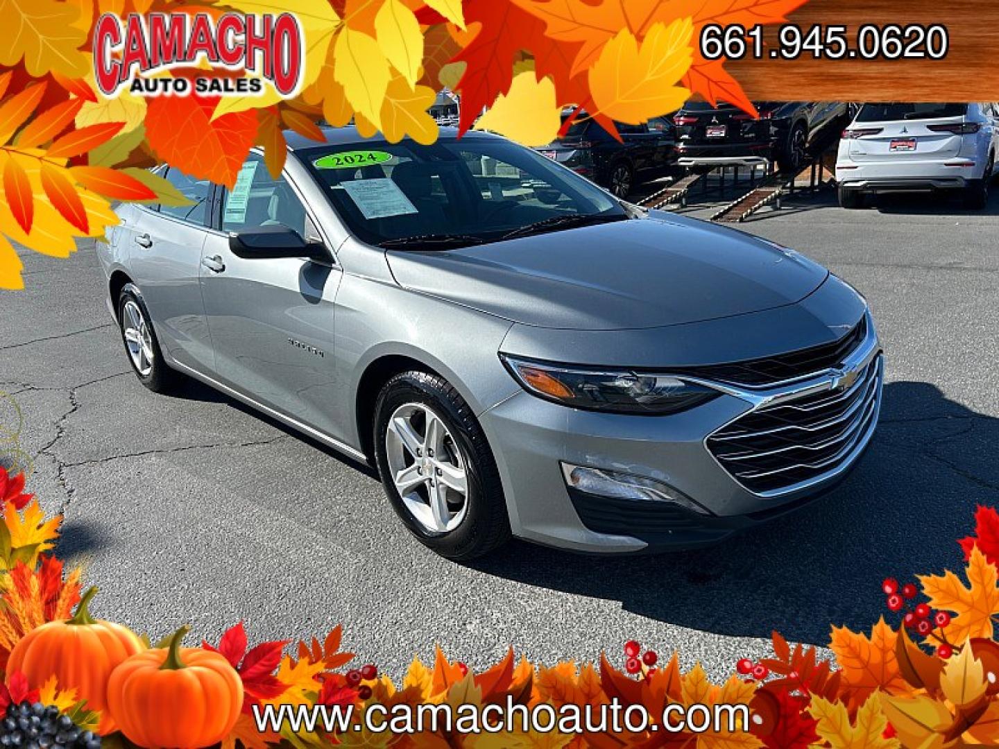 2024 Gray Chevrolet Malibu (1G1ZD5ST7RF) with an 4-Cyl Turbo 1.5 Liter engine, Automatic CVT transmission, located at 412 Auto Vista Drive, Palmdale, CA, 93551, (661) 945-0620, 34.592636, -118.136681- Photo#0
