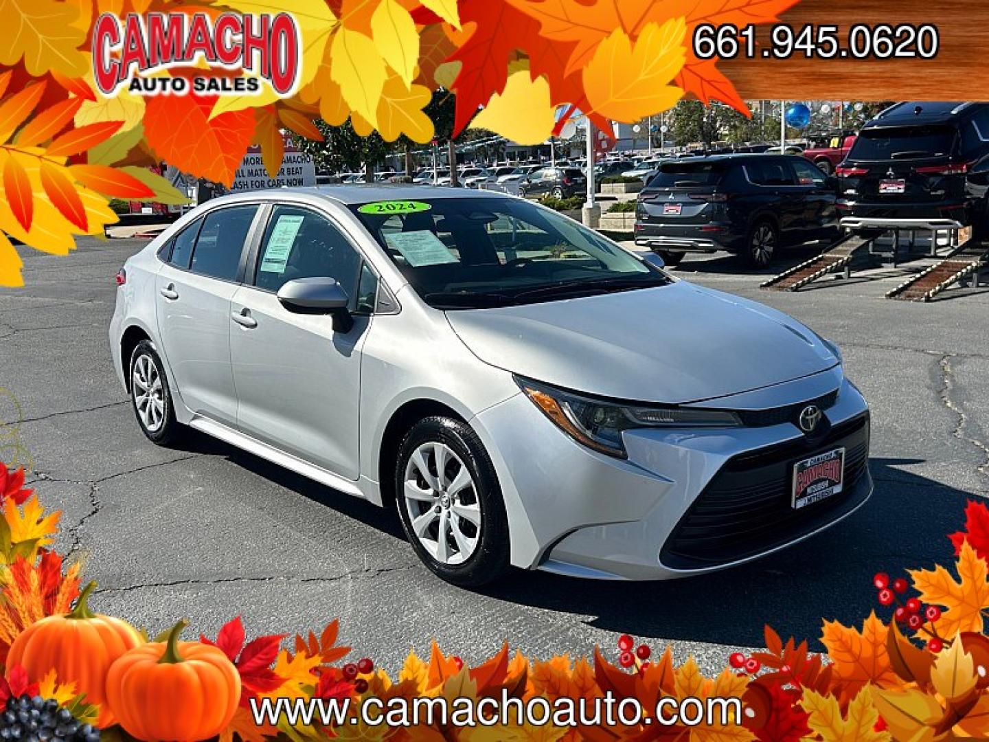 2024 Silver Toyota Corolla (5YFB4MDE2RP) with an 4-Cyl Hybrid 1.8 Liter engine, Automatic CVT transmission, located at 412 Auto Vista Drive, Palmdale, CA, 93551, (661) 945-0620, 34.592636, -118.136681- Photo#0