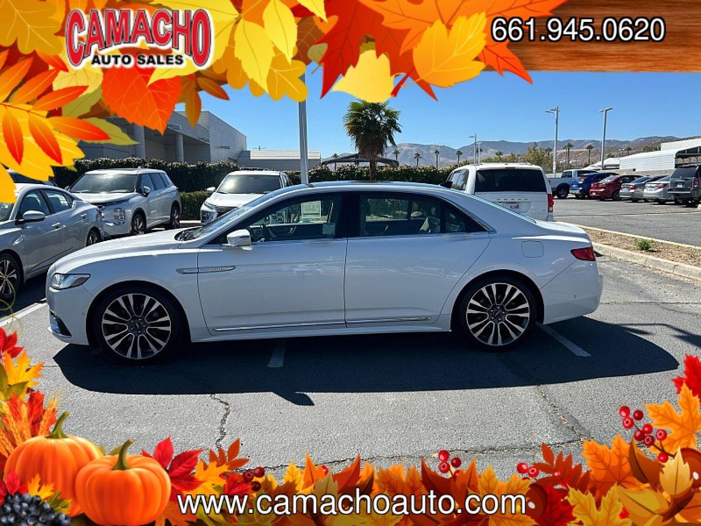 2018 WHITE /tan Lincoln Continental (1LN6L9NC5J5) with an V6 Twin Turbo 3.0 Liter engine, Auto 6-Spd SelectShift transmission, located at 412 Auto Vista Drive, Palmdale, CA, 93551, (661) 945-0620, 34.592636, -118.136681 - Luxury, power, and premium comfort come together in this 2018 Lincoln Continental Reserve AWD! Finished in elegant White Platinum Metallic Tri-Coat with a Jade Gray leather interior, this one-owner luxury sedan features a powerful 3.0L twin-turbocharged V6 engine paired with a 6-speed SelectShift au- Photo#7